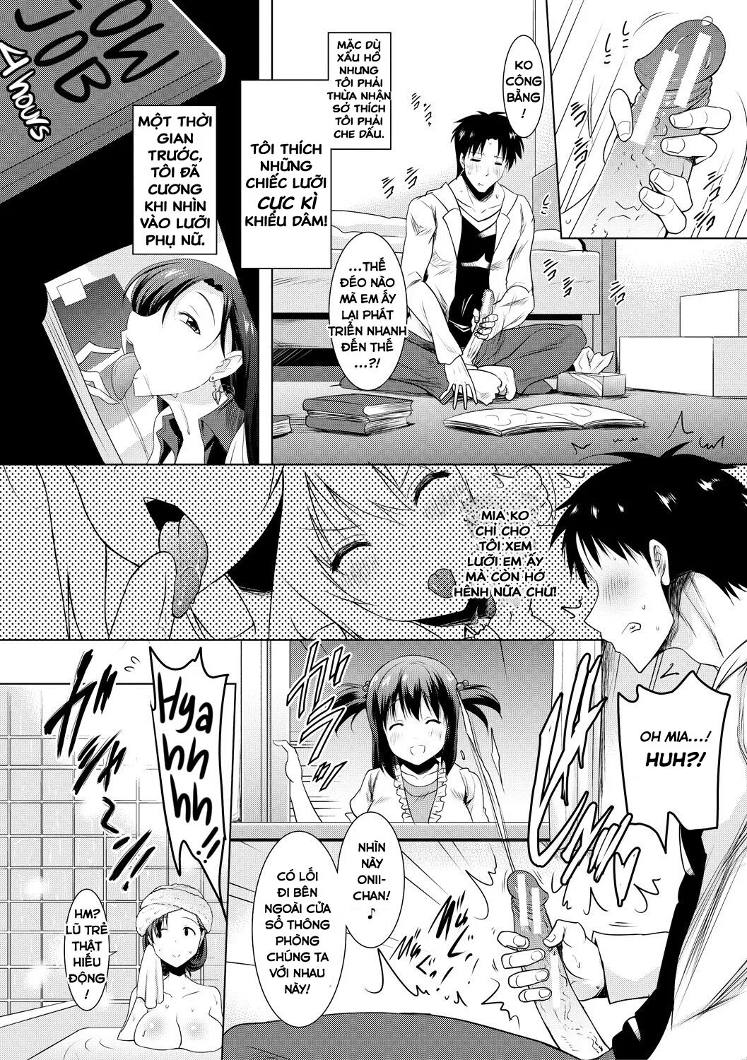 Kyonyuu Oyako no Shita to Shikyuu ni Renzoku Shasei - Chap 1 trang 8