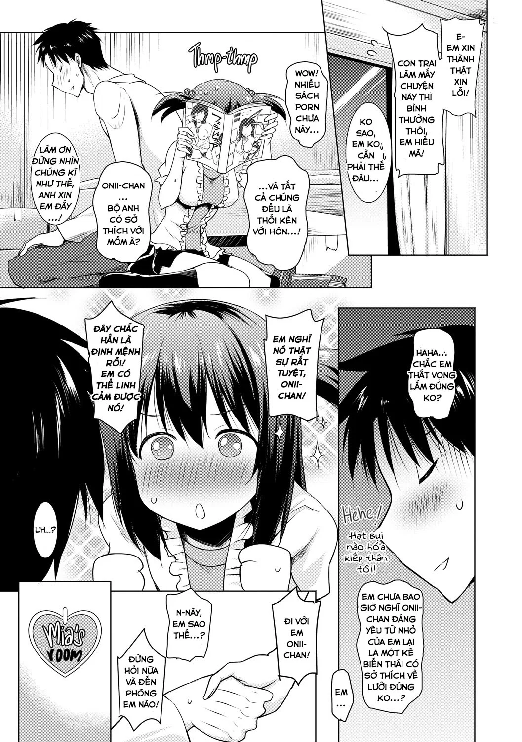 Kyonyuu Oyako no Shita to Shikyuu ni Renzoku Shasei - Chap 1 trang 9