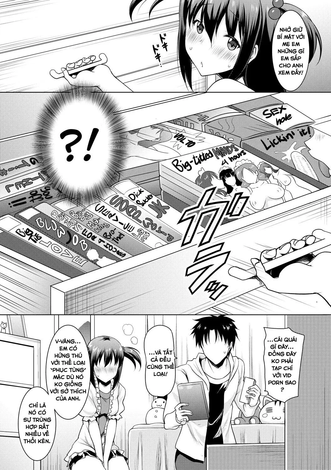 Kyonyuu Oyako no Shita to Shikyuu ni Renzoku Shasei - Chap 1 trang 10