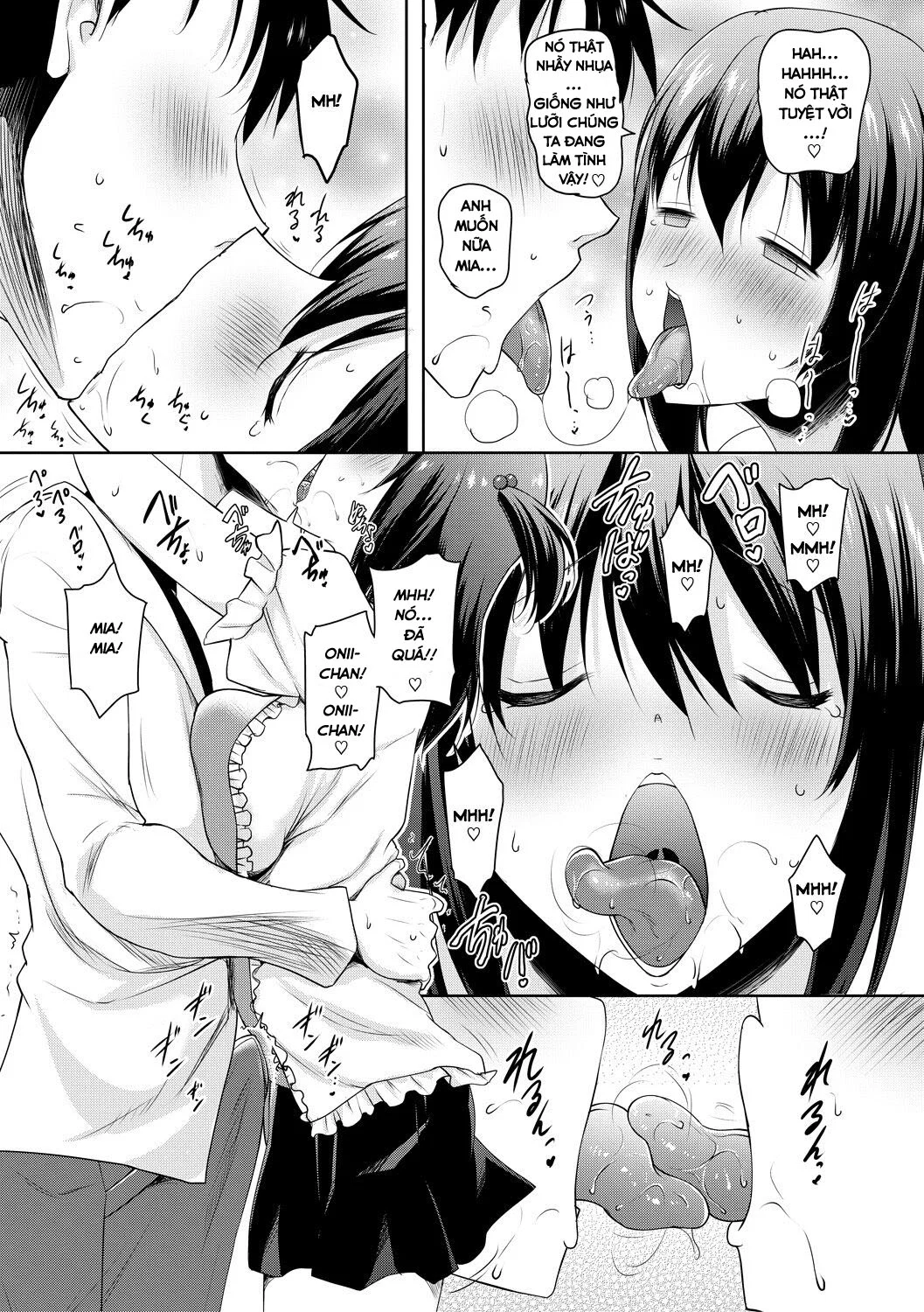 Kyonyuu Oyako no Shita to Shikyuu ni Renzoku Shasei - Chap 1 trang 13