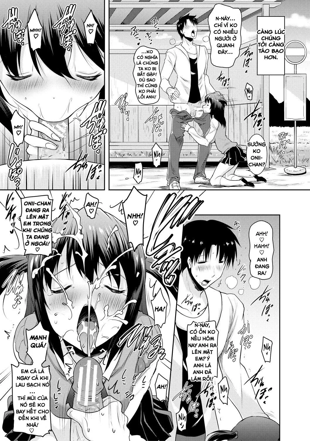 Kyonyuu Oyako no Shita to Shikyuu ni Renzoku Shasei - Chap 1 trang 25