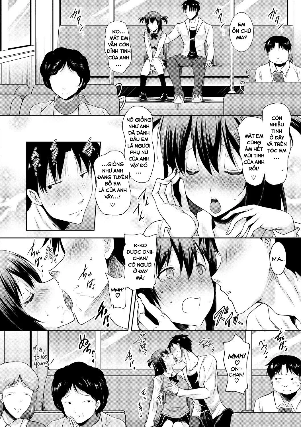 Kyonyuu Oyako no Shita to Shikyuu ni Renzoku Shasei - Chap 1 trang 26
