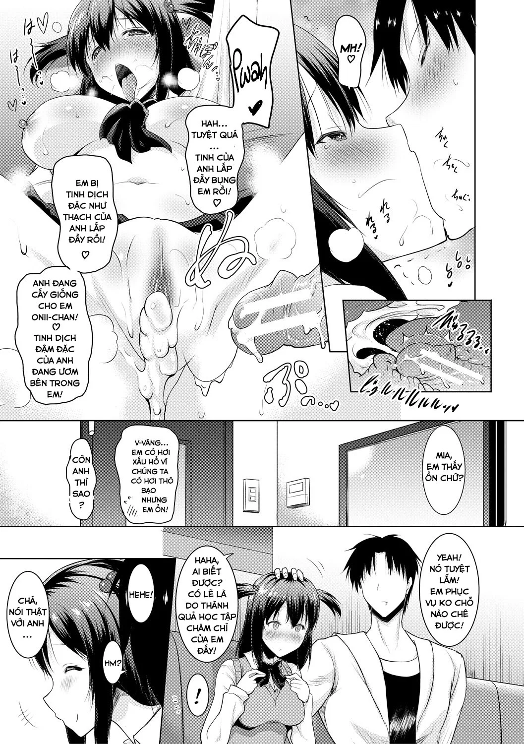 Kyonyuu Oyako no Shita to Shikyuu ni Renzoku Shasei - Chap 1 trang 39