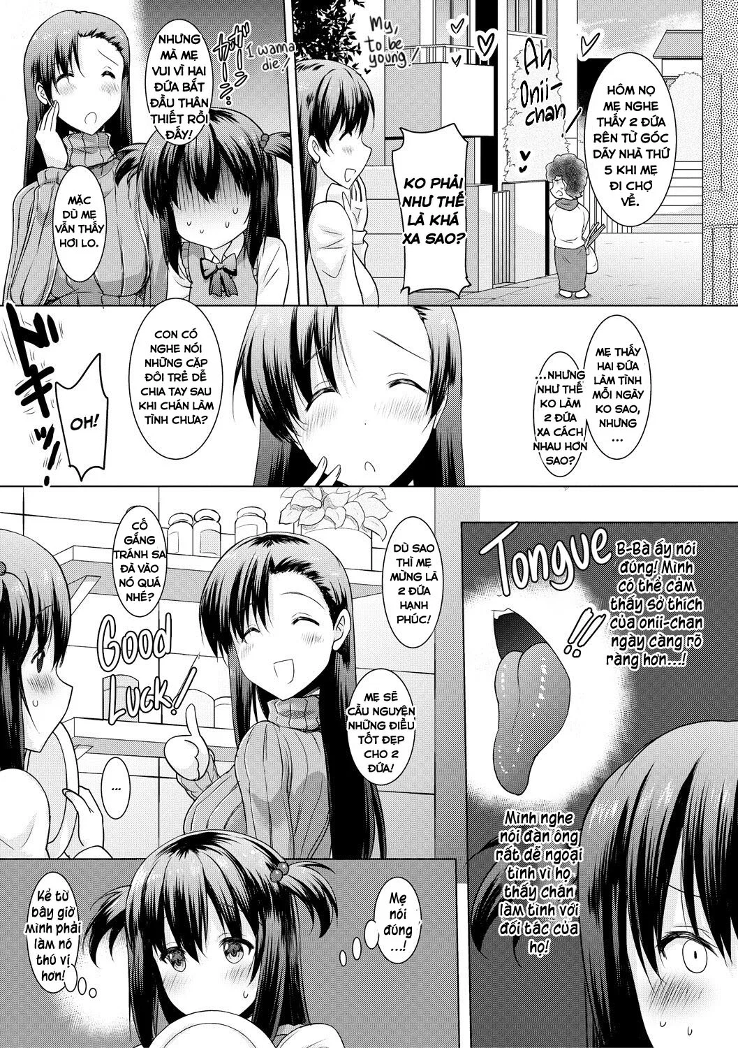 Kyonyuu Oyako no Shita to Shikyuu ni Renzoku Shasei - Chap 2 trang 5