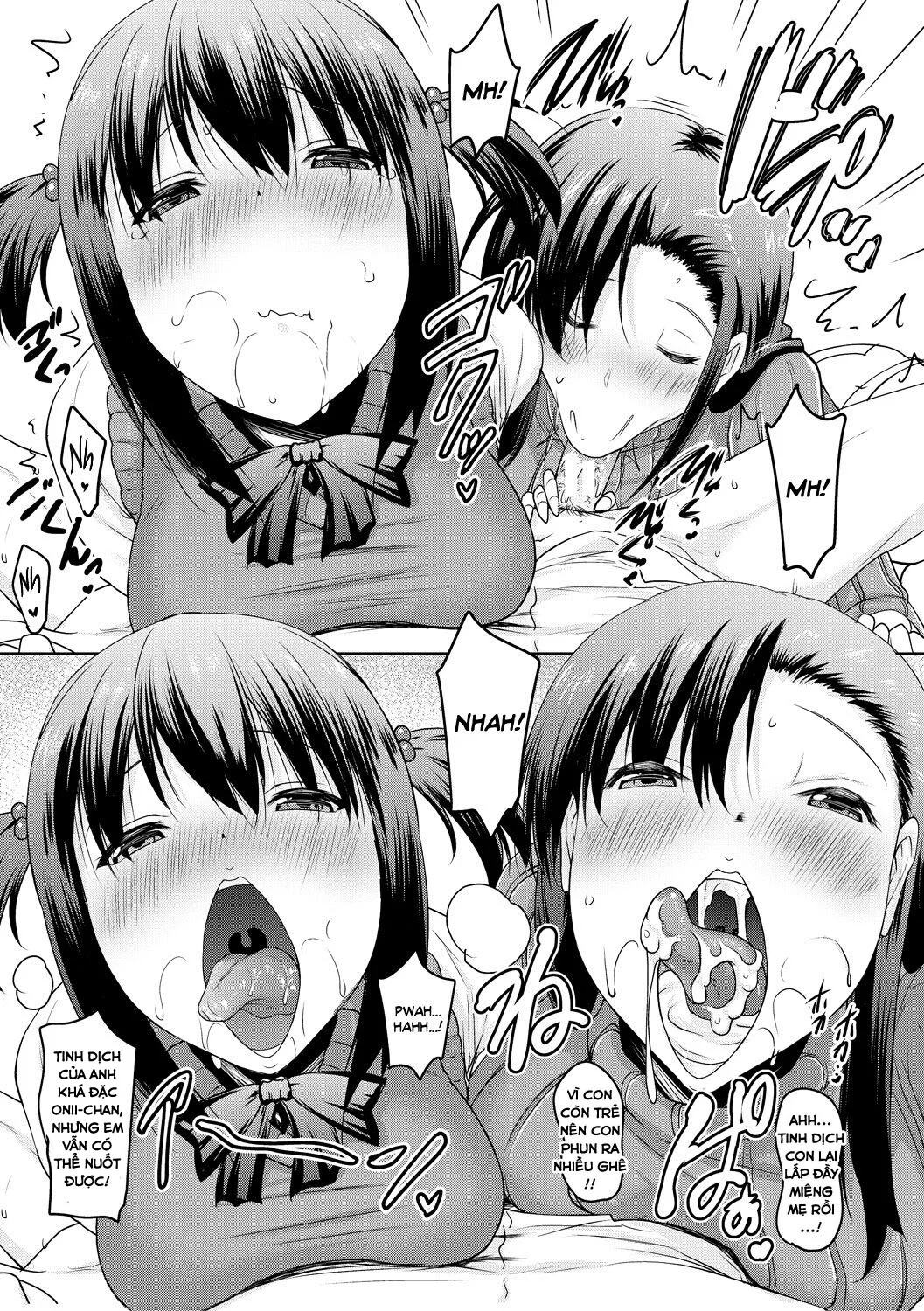 Kyonyuu Oyako no Shita to Shikyuu ni Renzoku Shasei - Chap 2 trang 15