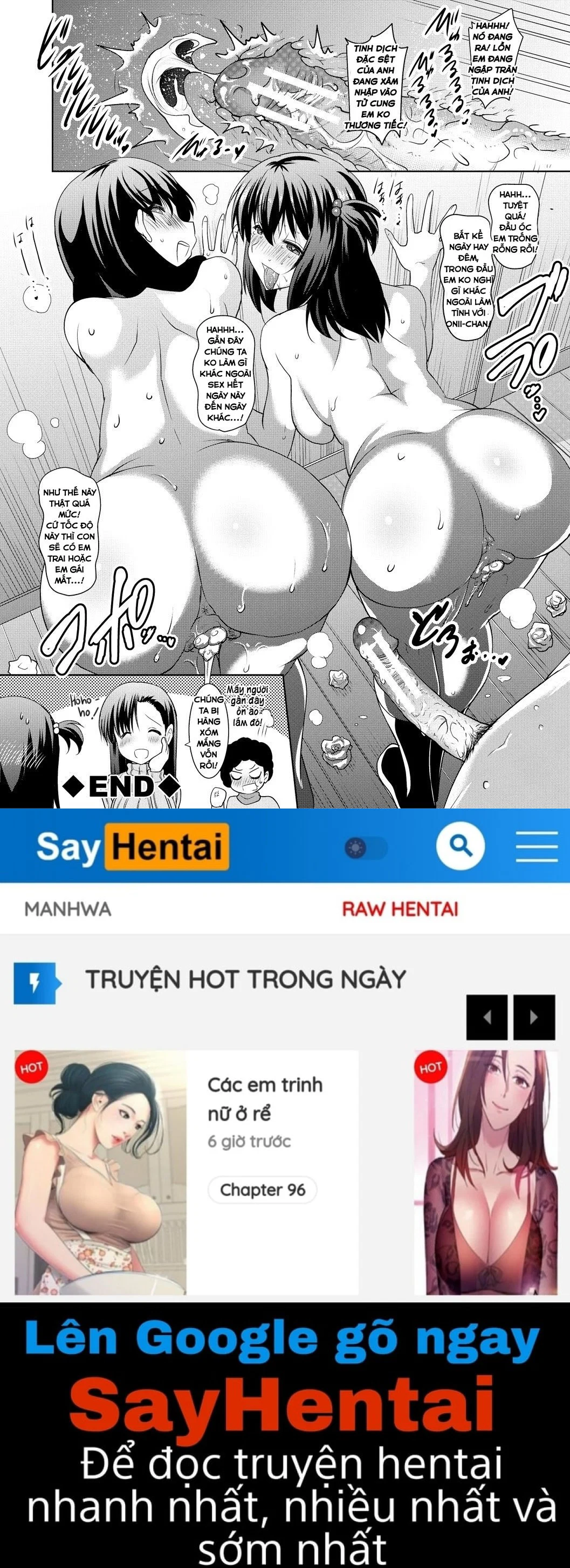 Kyonyuu Oyako no Shita to Shikyuu ni Renzoku Shasei - Chap 2 trang 28