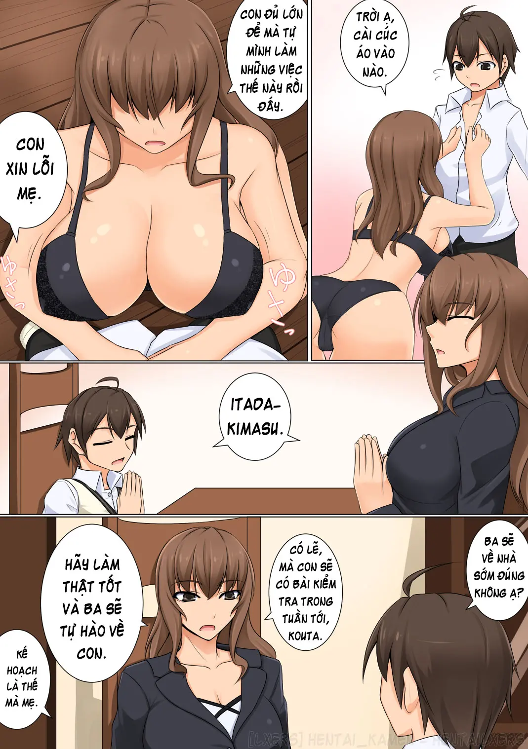 Mama ga Kakurete Seisettai ~Daisuki na Mama ga Ie de Azukatta Shachou no Kuso Musuko no Chinpo no Toriko ni Sarete ita~ - Mama ga Kakurete Seisettai ~Daisuki na Mama ga Ie de Azukatta Shachou no Kuso Musuko no Chinpo no Toriko ni Sarete ita~ trang 3