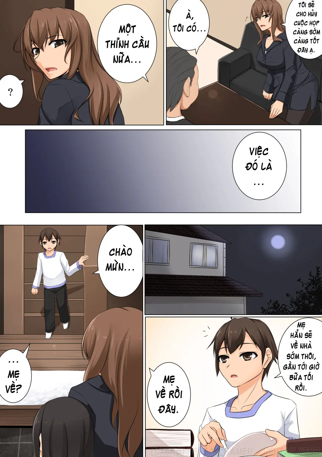 Mama ga Kakurete Seisettai ~Daisuki na Mama ga Ie de Azukatta Shachou no Kuso Musuko no Chinpo no Toriko ni Sarete ita~ - Mama ga Kakurete Seisettai ~Daisuki na Mama ga Ie de Azukatta Shachou no Kuso Musuko no Chinpo no Toriko ni Sarete ita~ trang 6