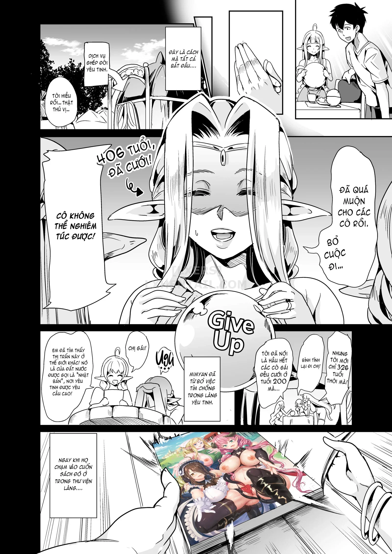 Chị Em Elf Dâm Đãng Tìm Chồng - Chapter 1 trang 7
