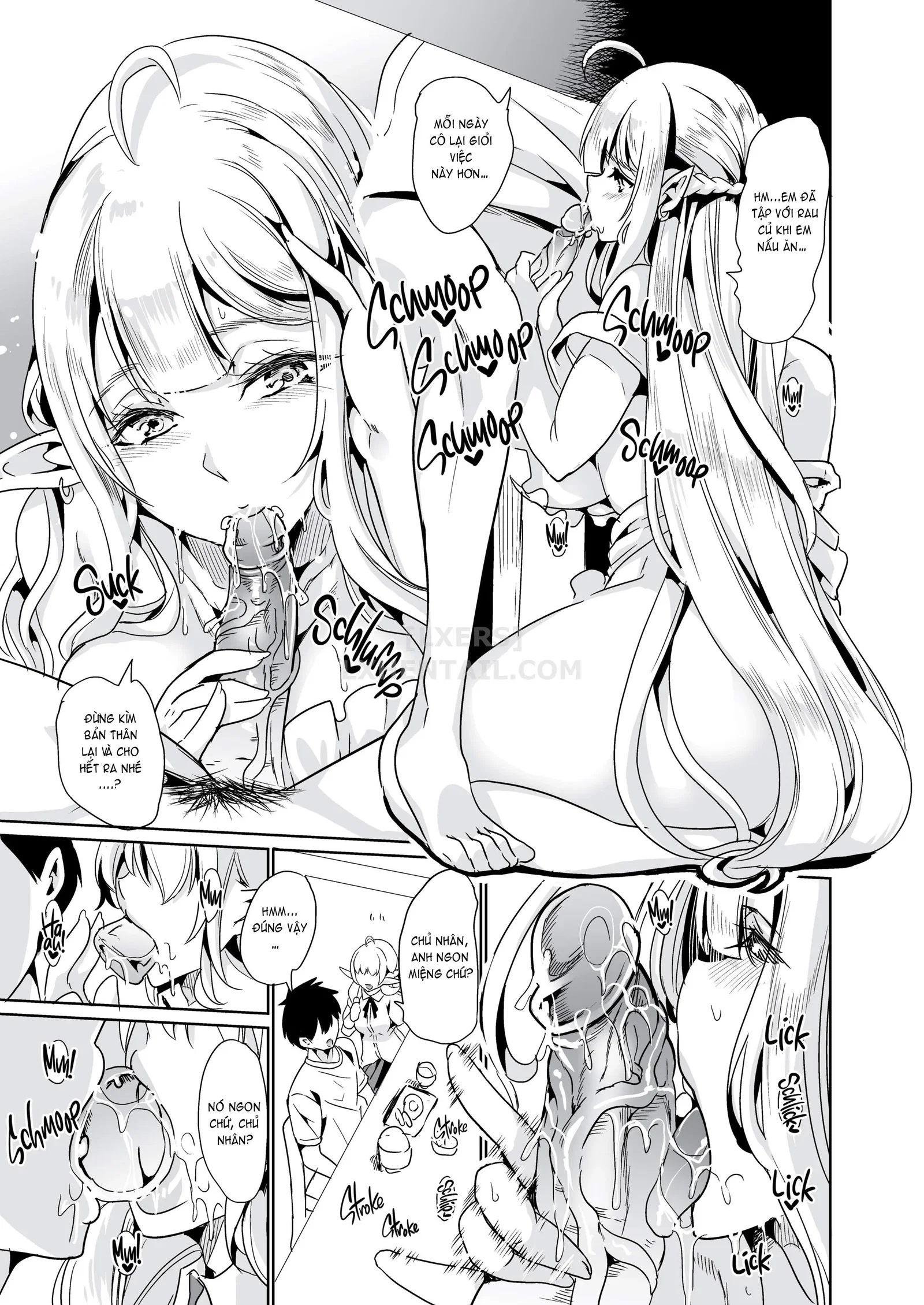 Chị Em Elf Dâm Đãng Tìm Chồng - Chapter 1 trang 12