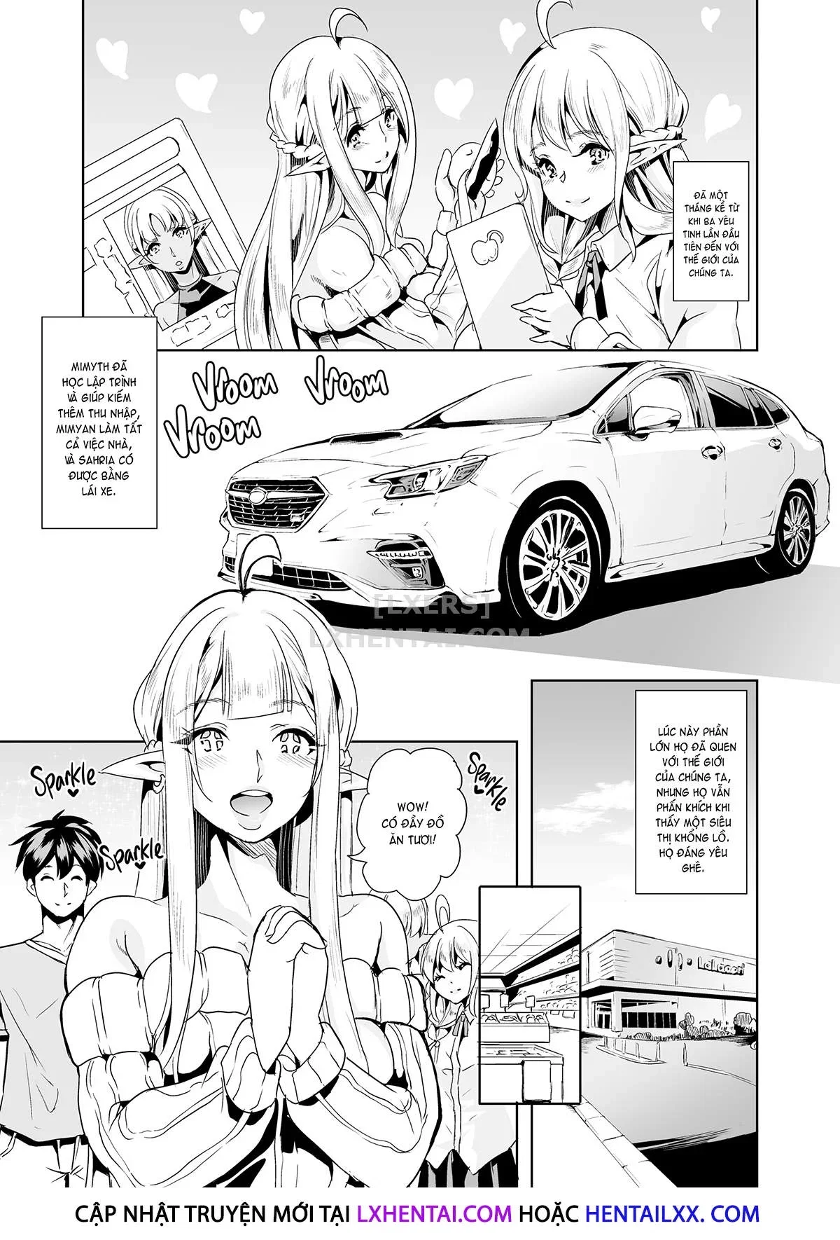 Chị Em Elf Dâm Đãng Tìm Chồng - Chapter 3 trang 7