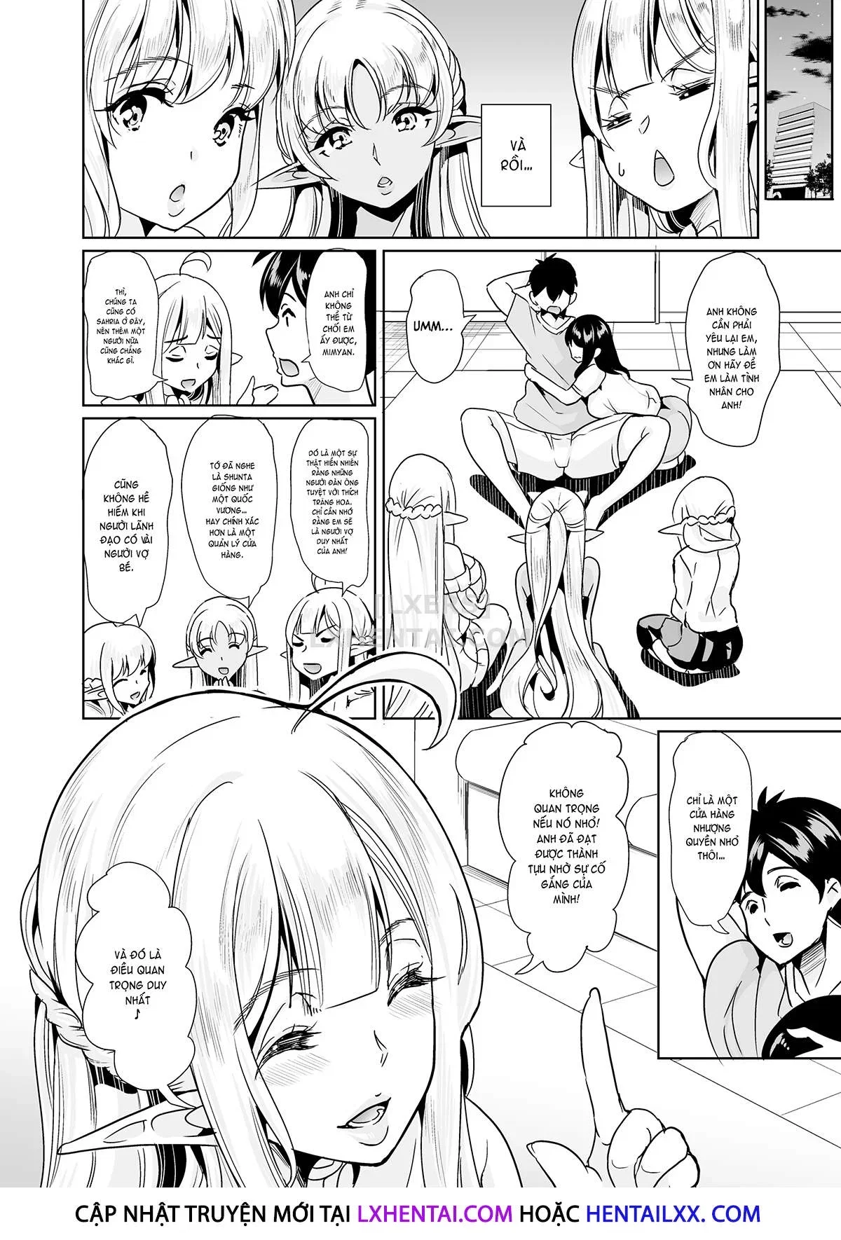 Chị Em Elf Dâm Đãng Tìm Chồng - Chapter 3 trang 10