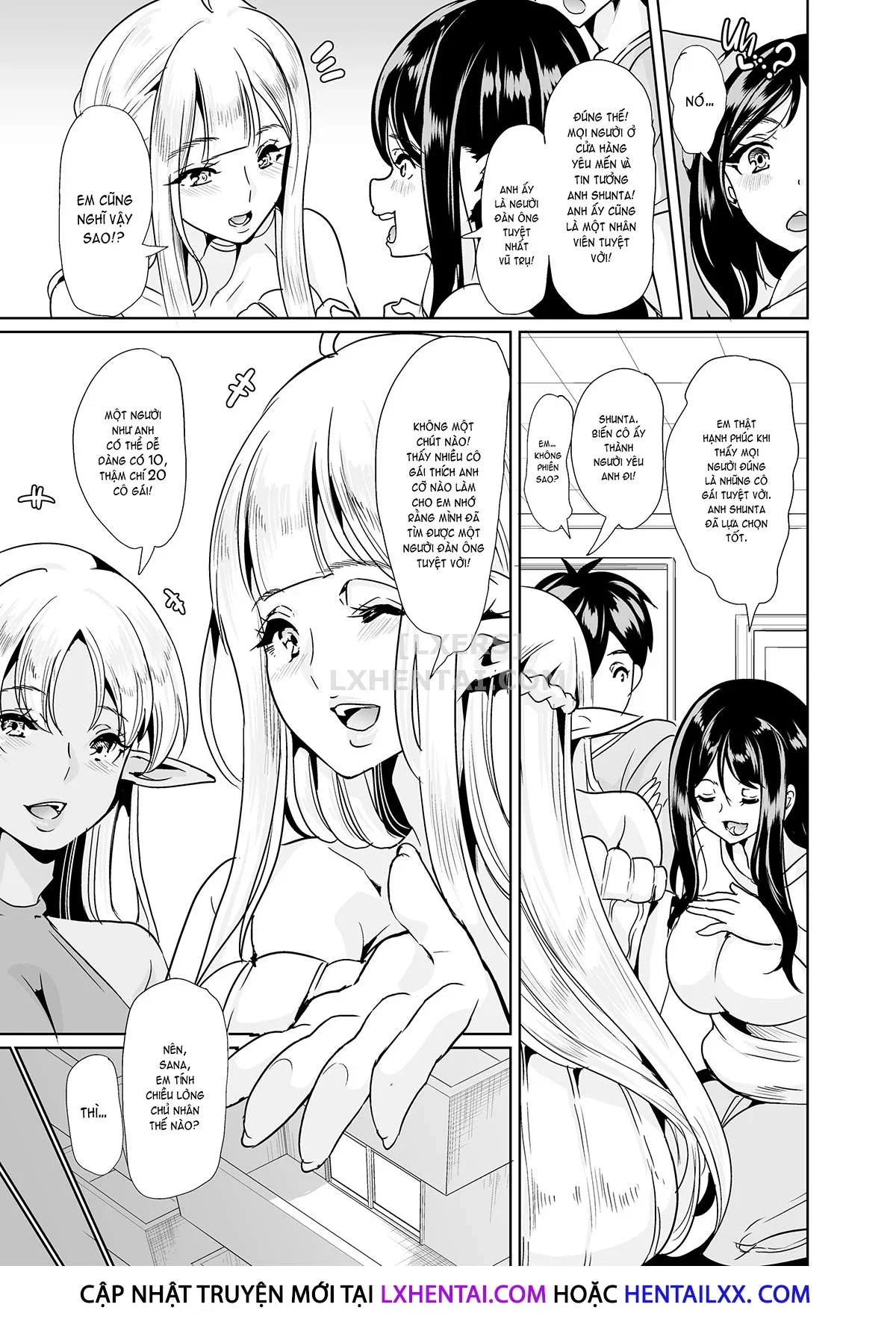 Chị Em Elf Dâm Đãng Tìm Chồng - Chapter 3 trang 11