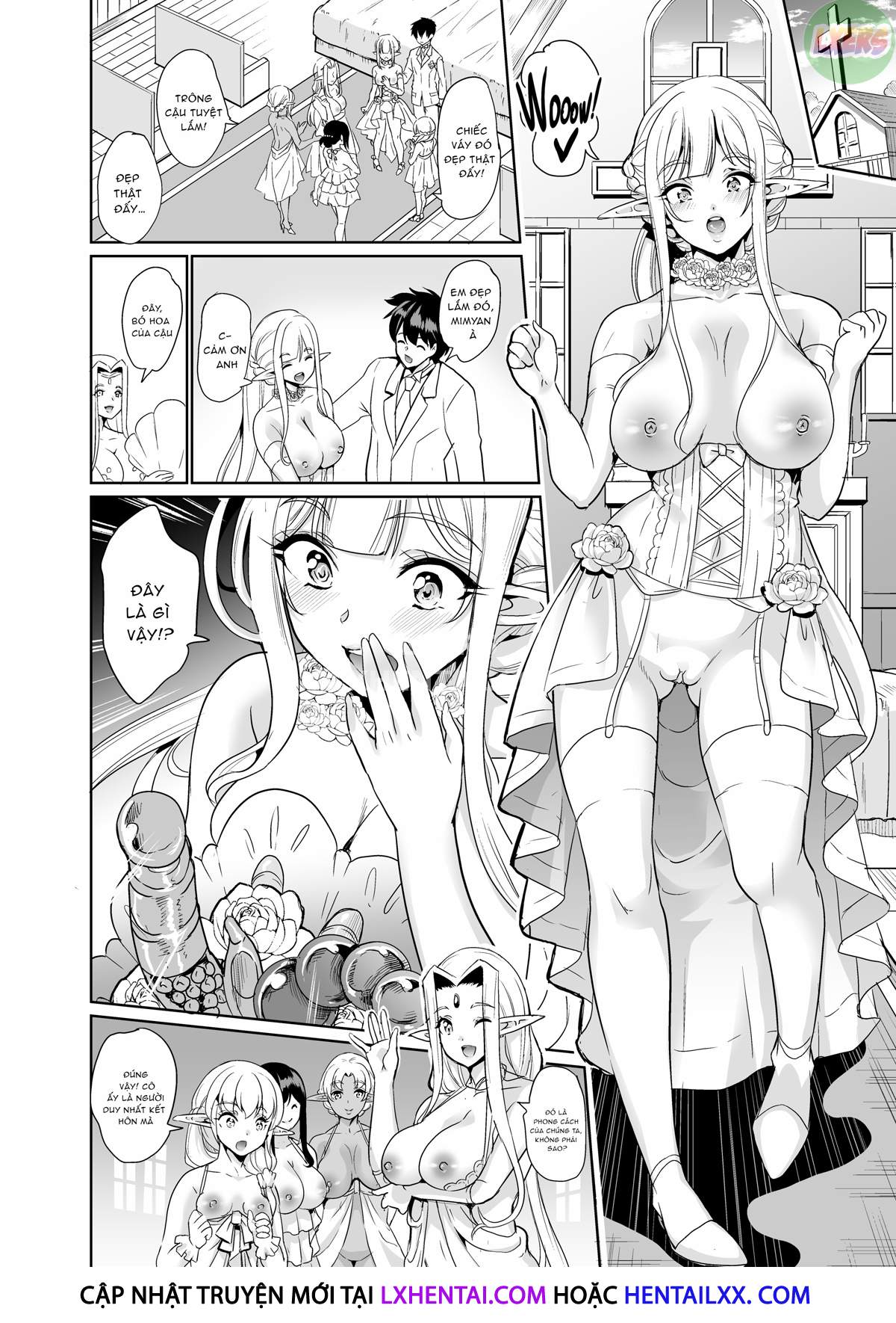 Chị Em Elf Dâm Đãng Tìm Chồng - Chapter 5 trang 14