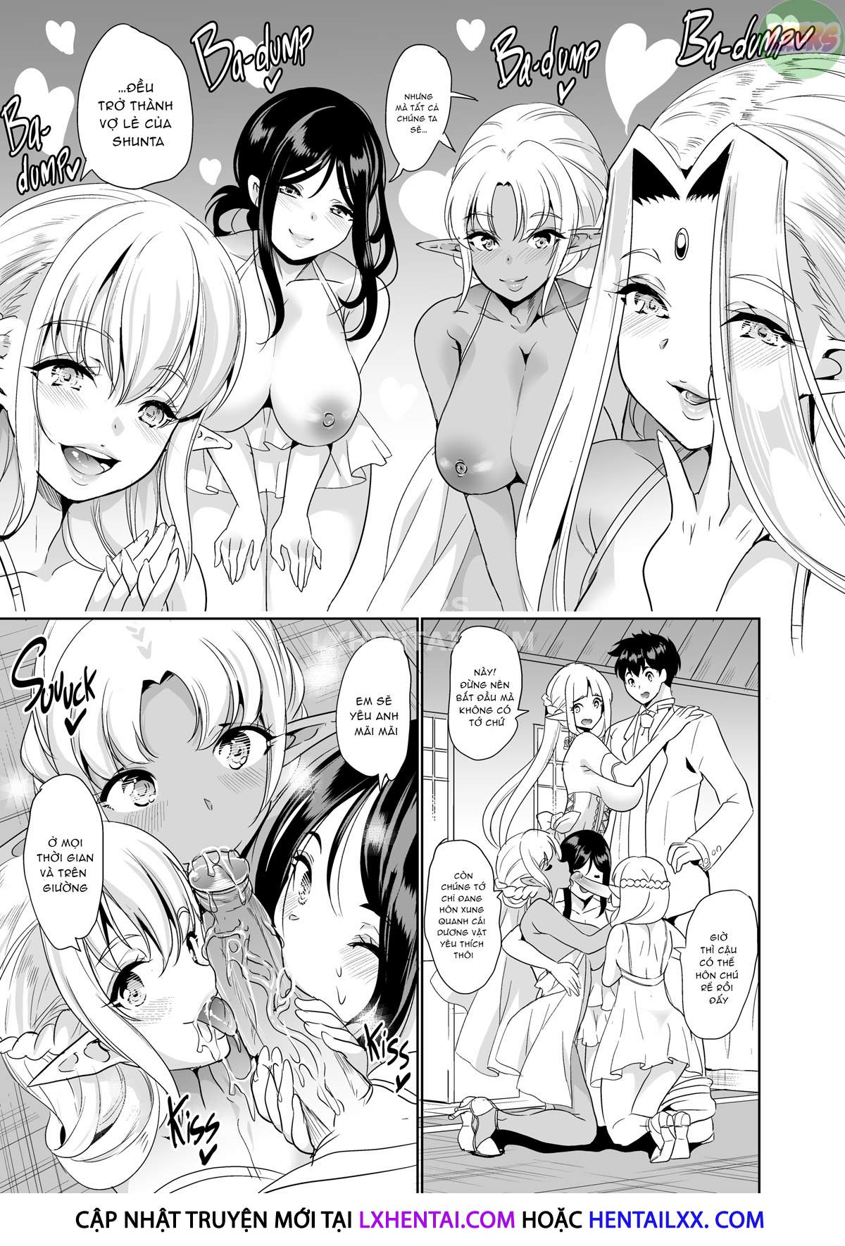 Chị Em Elf Dâm Đãng Tìm Chồng - Chapter 5 trang 15