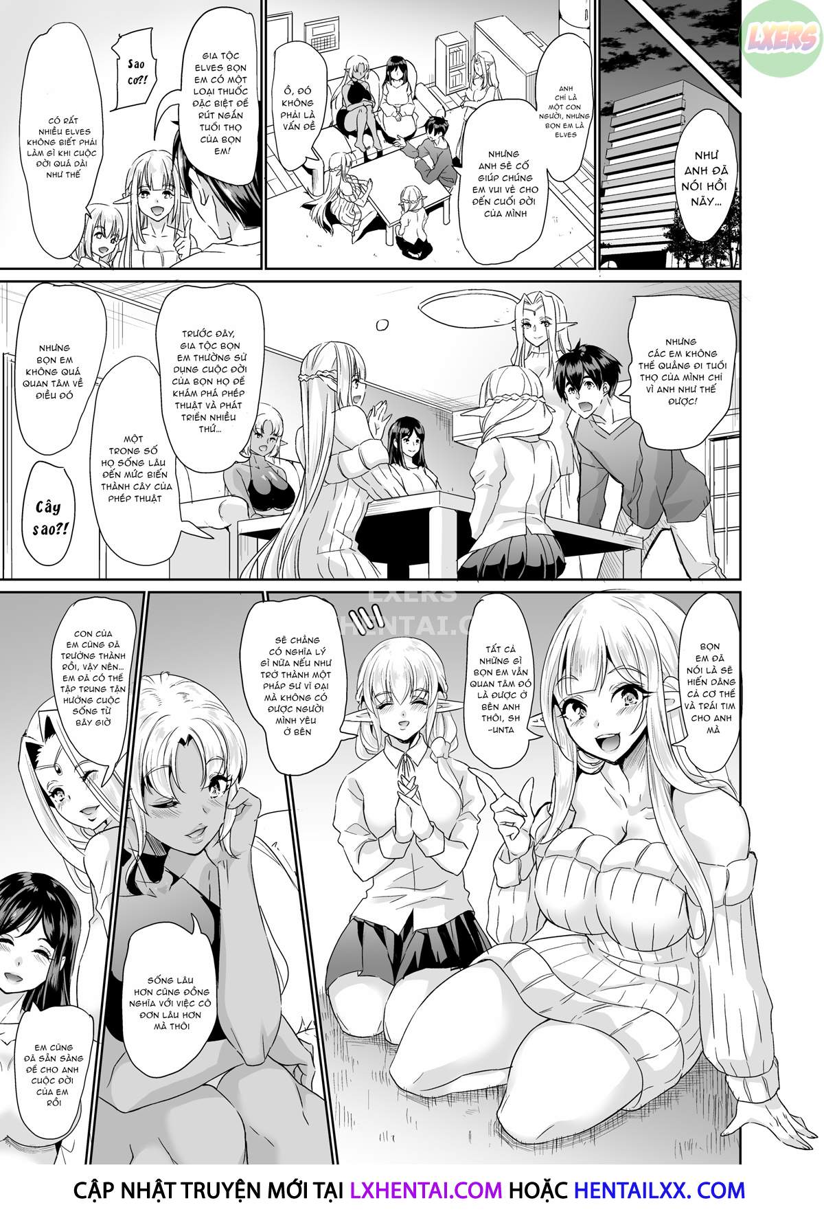 Chị Em Elf Dâm Đãng Tìm Chồng - Chapter 5 trang 41