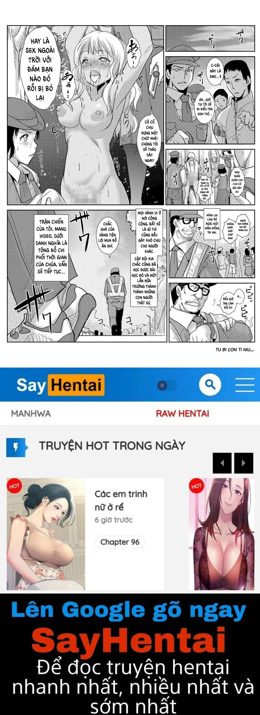 Seisai Jikan ~Namaiki na JK, JD, Hitozuma ni Kyousei Nakadashi!! - Chap 02 trang 22