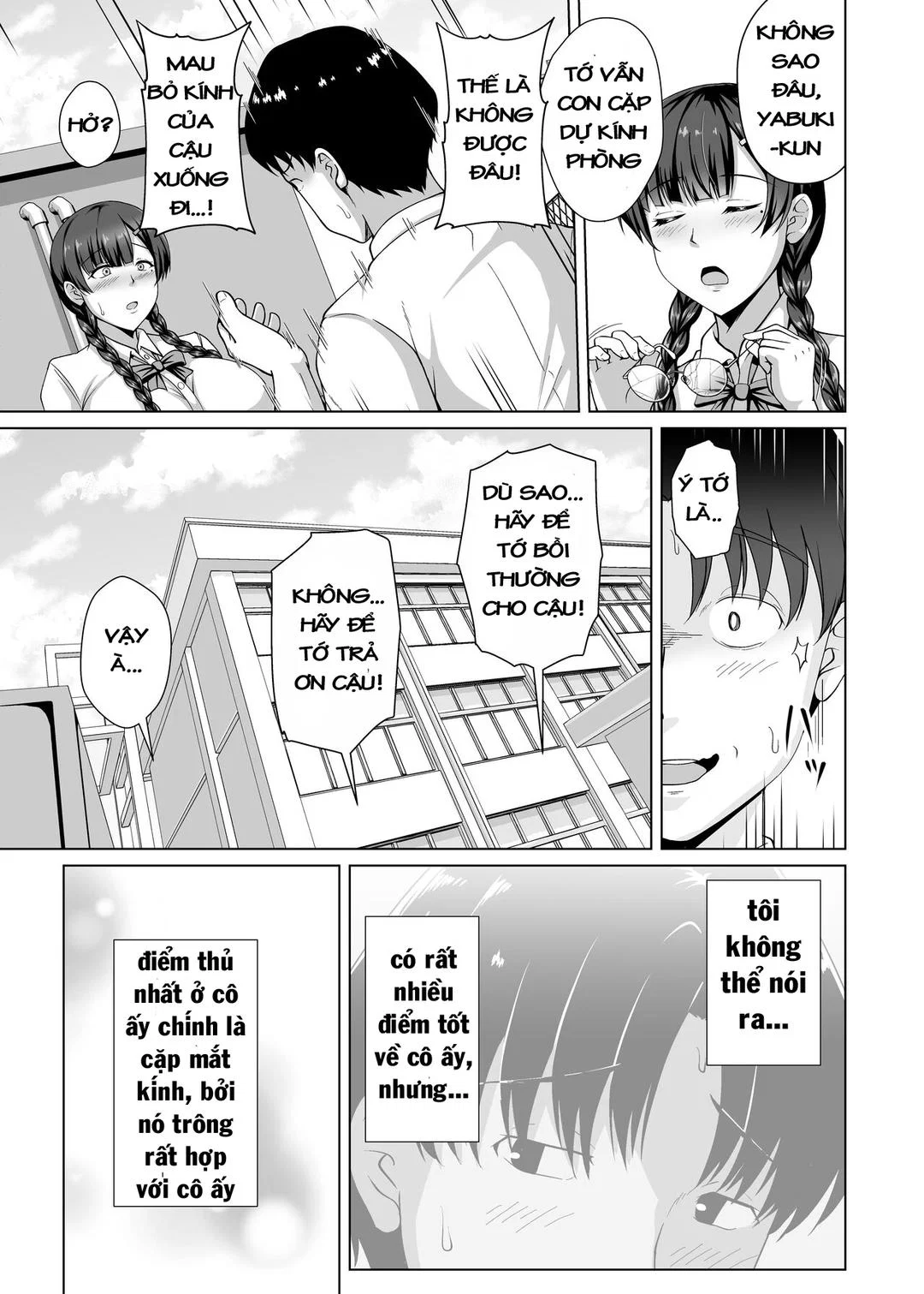 Kanojo ga Megane o Hazushita Wake ~Kataomoi no Kyonyuu Iinchou ga Yarichin Kareshi ni Somerareru made~ - Oneshot trang 10