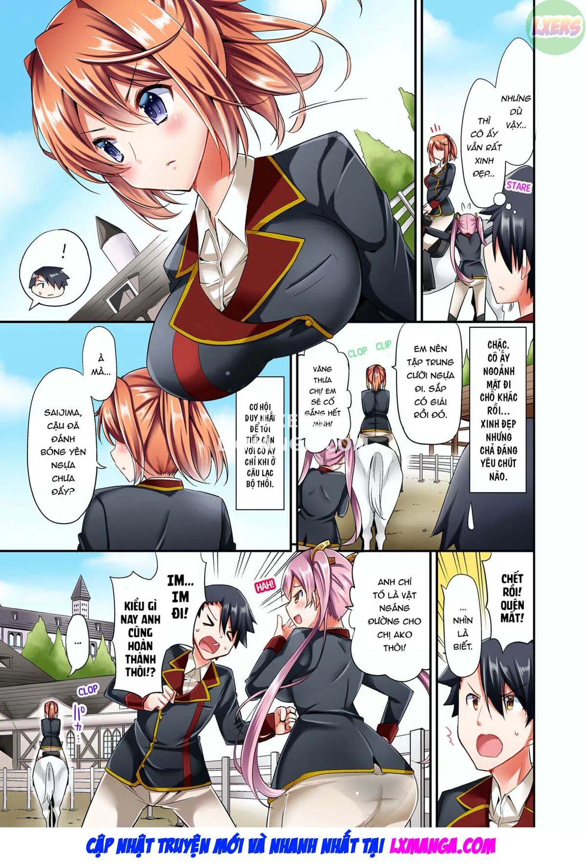Tư thế cưỡi ngựa… làm tôi ra - Chapter 1 trang 10