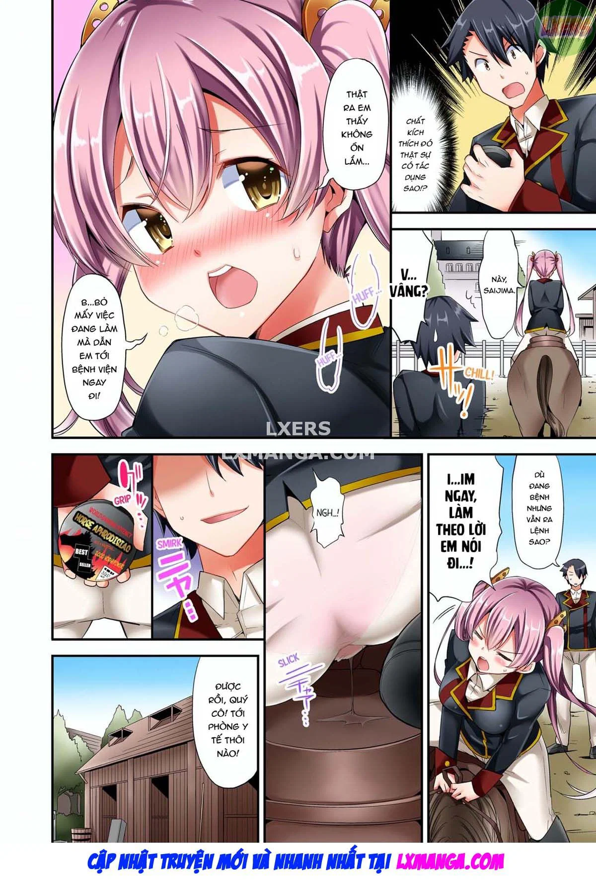 Tư thế cưỡi ngựa… làm tôi ra - Chapter 1 trang 17