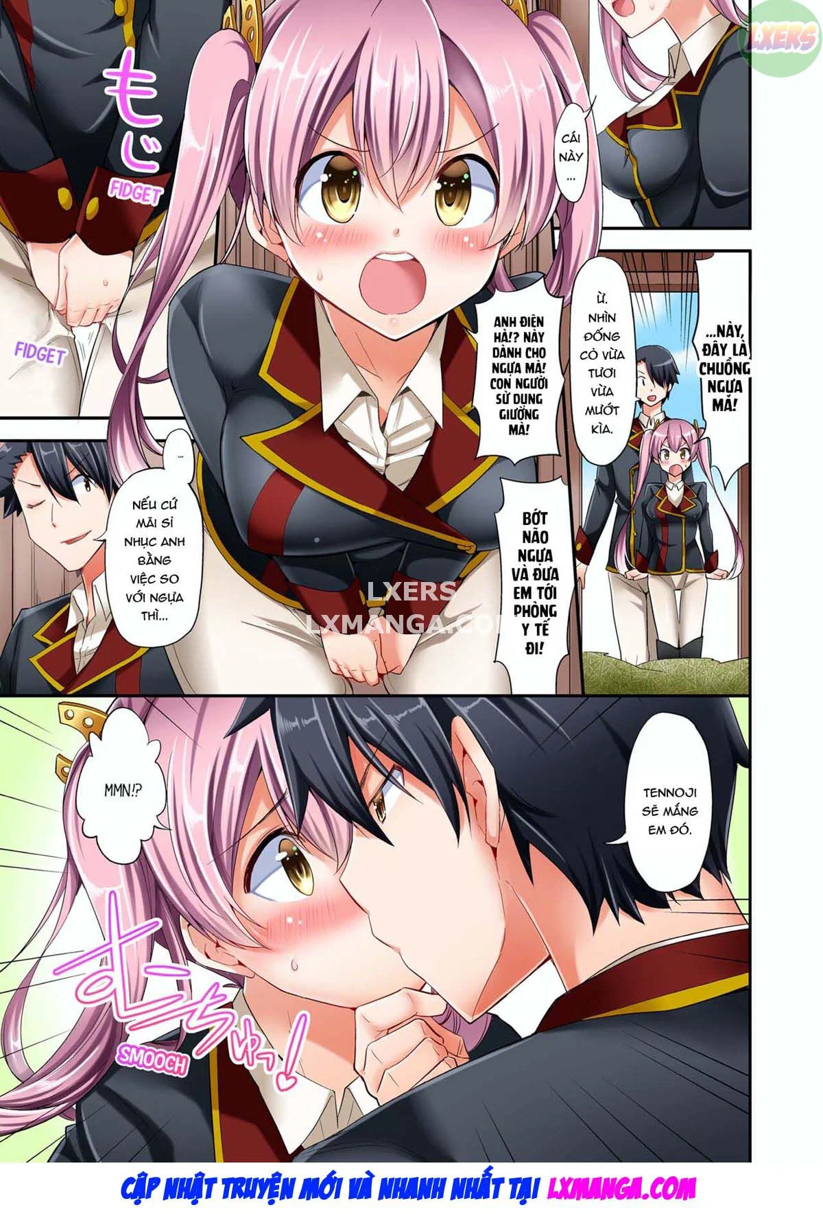 Tư thế cưỡi ngựa… làm tôi ra - Chapter 1 trang 18