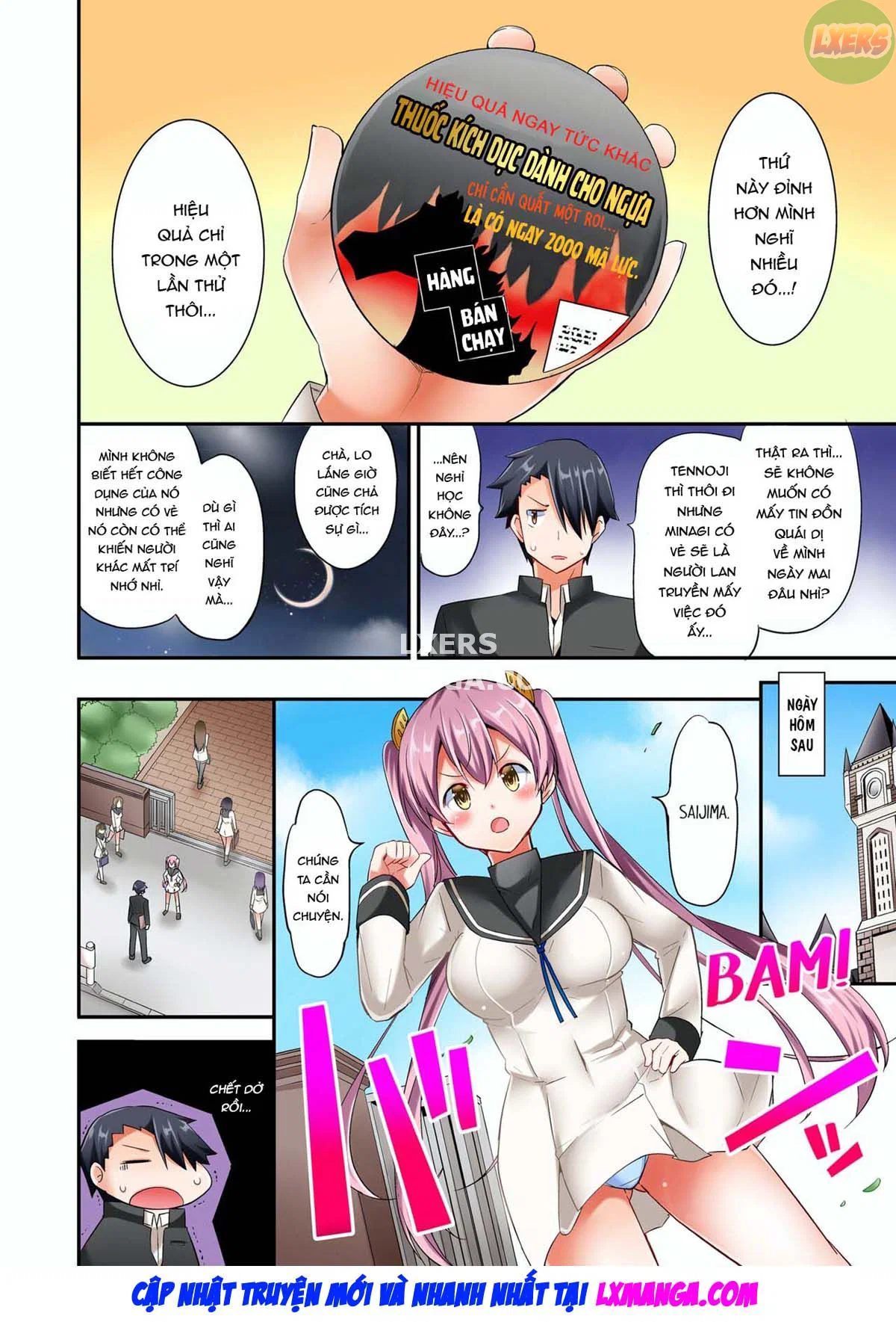 Tư thế cưỡi ngựa… làm tôi ra - Chapter 1 trang 53