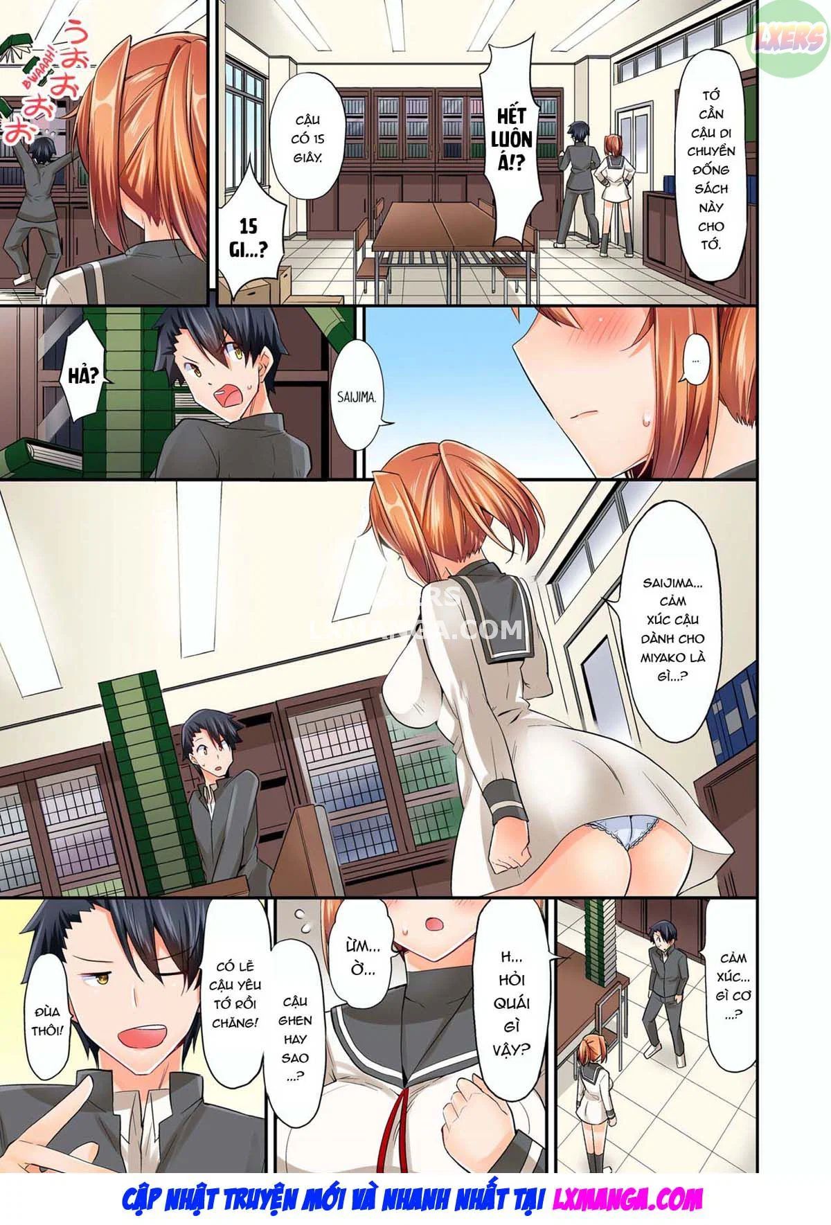 Tư thế cưỡi ngựa… làm tôi ra - Chapter 1 trang 66