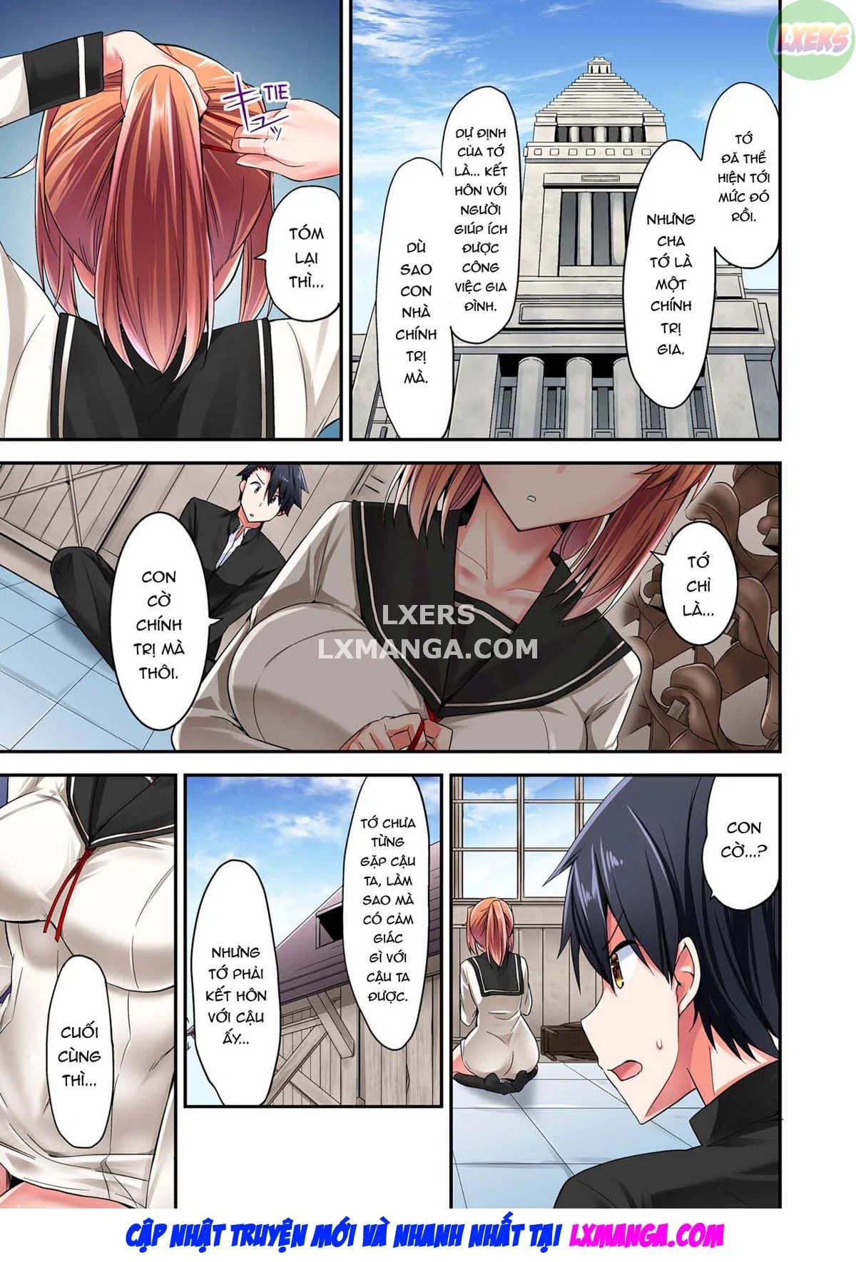 Tư thế cưỡi ngựa… làm tôi ra - Chapter 4 trang 32