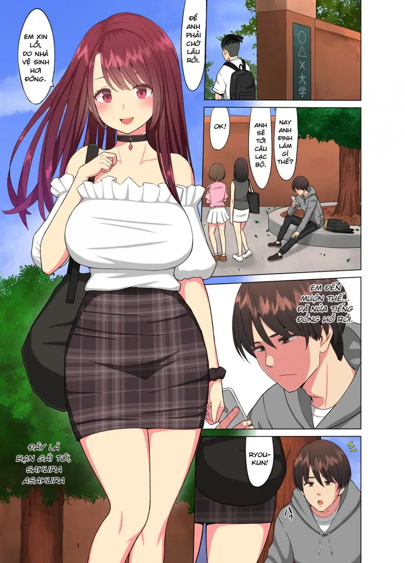 Kurui Tsuma~Komochi Joshidaisei Hitozuma ni Shinobiyoru Kuroi Kyokon - Oneshot trang 5