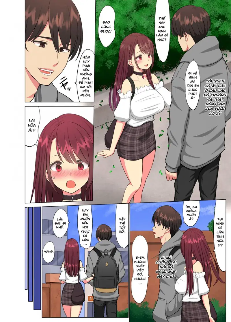 Kurui Tsuma~Komochi Joshidaisei Hitozuma ni Shinobiyoru Kuroi Kyokon - Oneshot trang 6