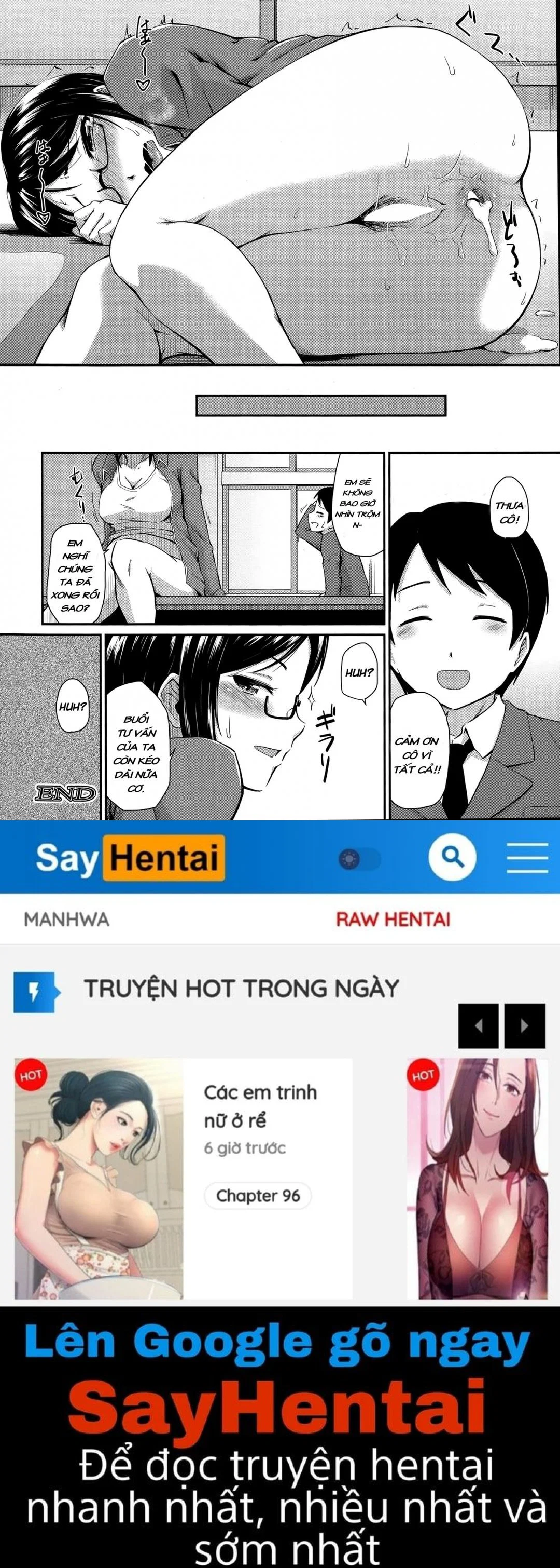 Cô giáo phát hiện nam sinh rình trộm - Oneshot trang 37