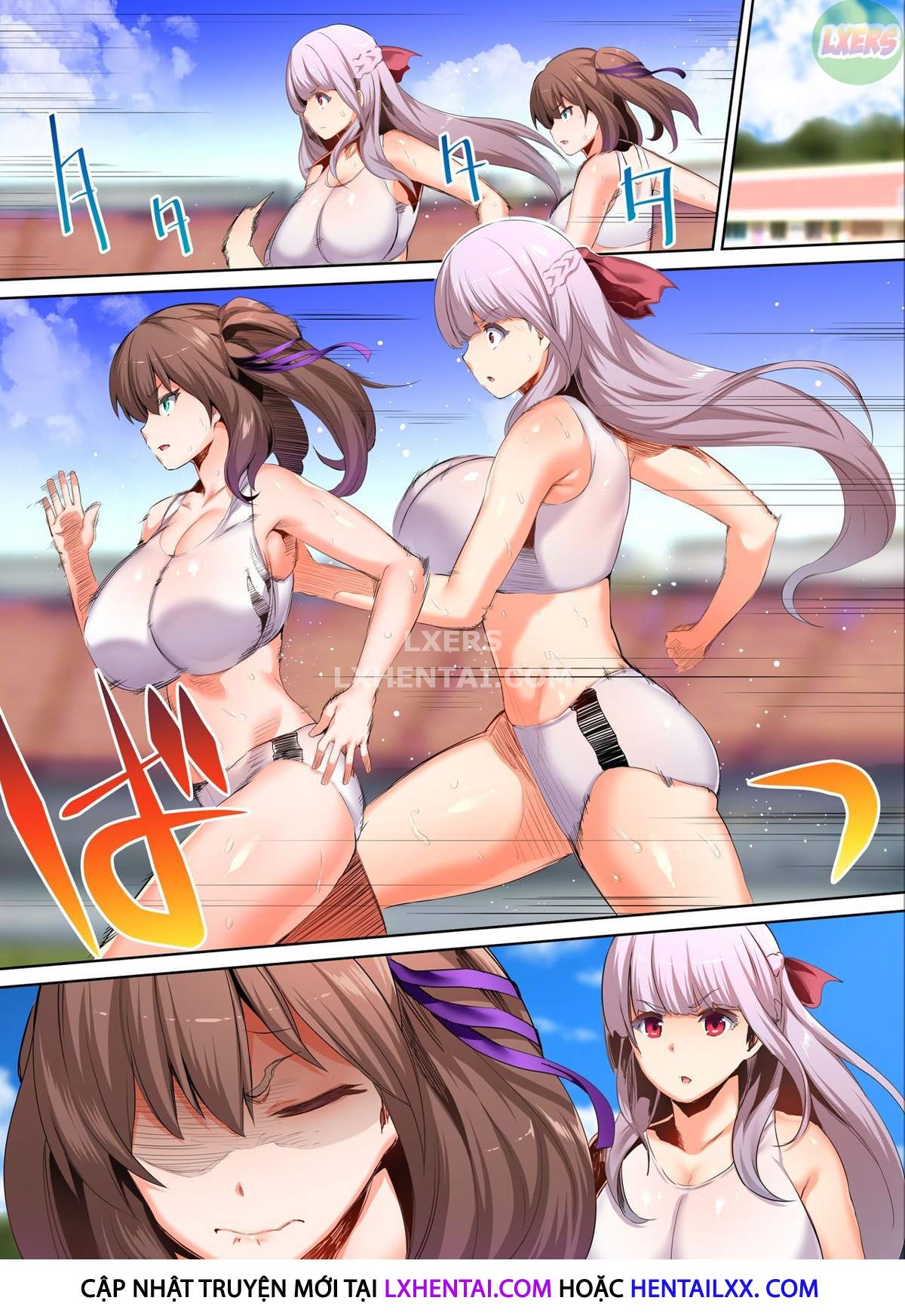 Hai cô nàng vú khủng đội điền kinh - Oneshot trang 56