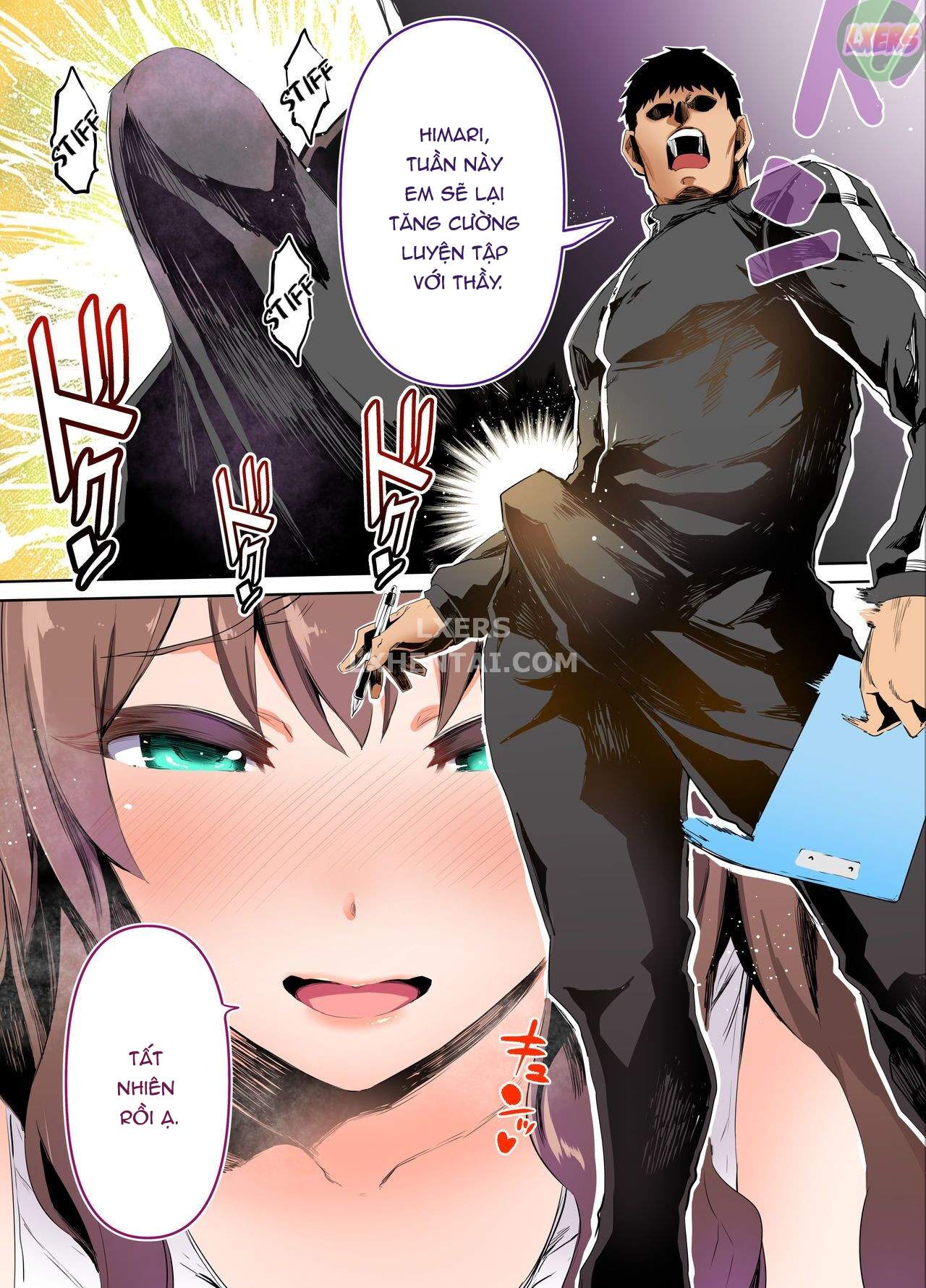 Hai cô nàng vú khủng đội điền kinh - Ch. 1 trang 10
