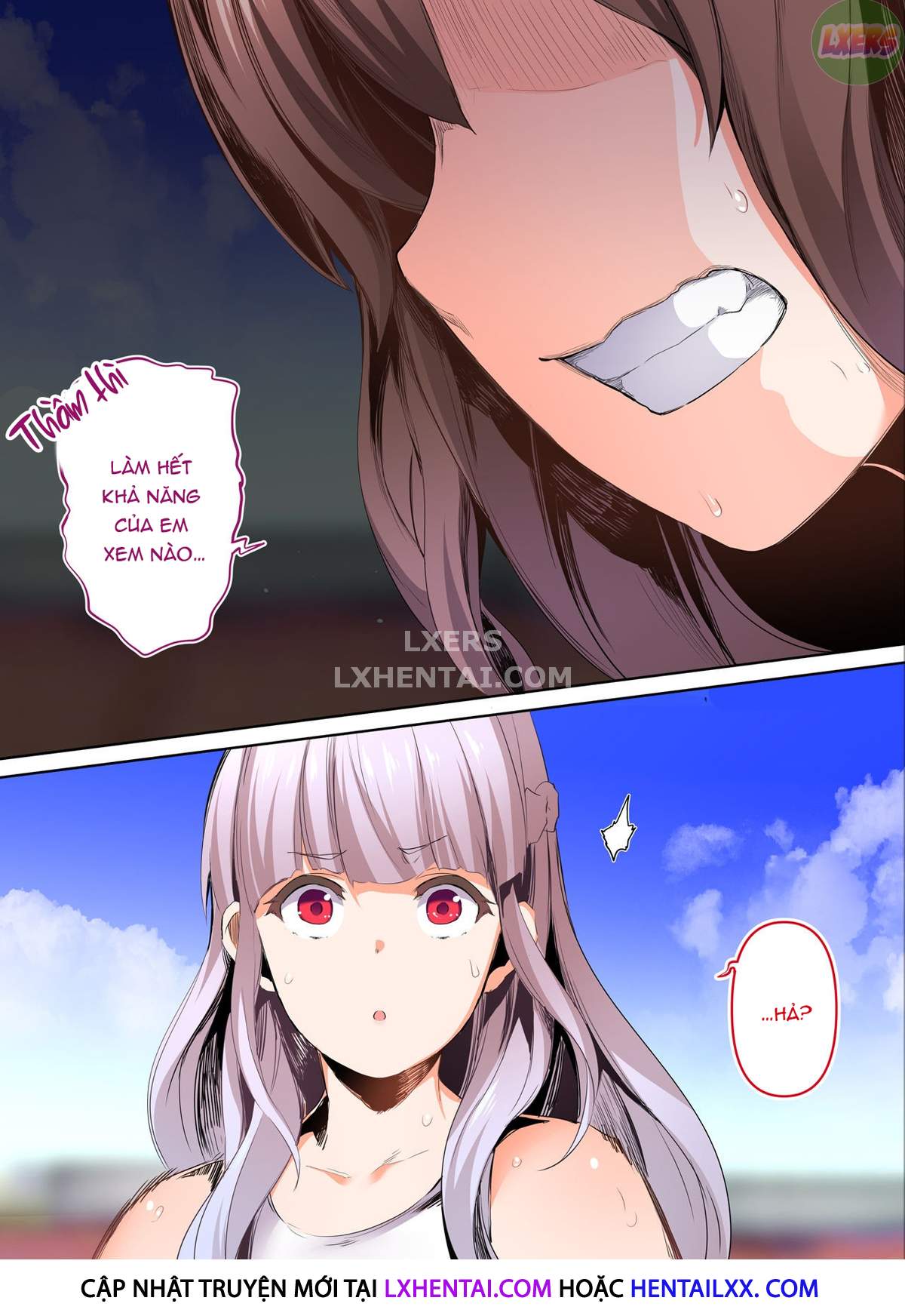 Hai cô nàng vú khủng đội điền kinh - Ch. 1 trang 57