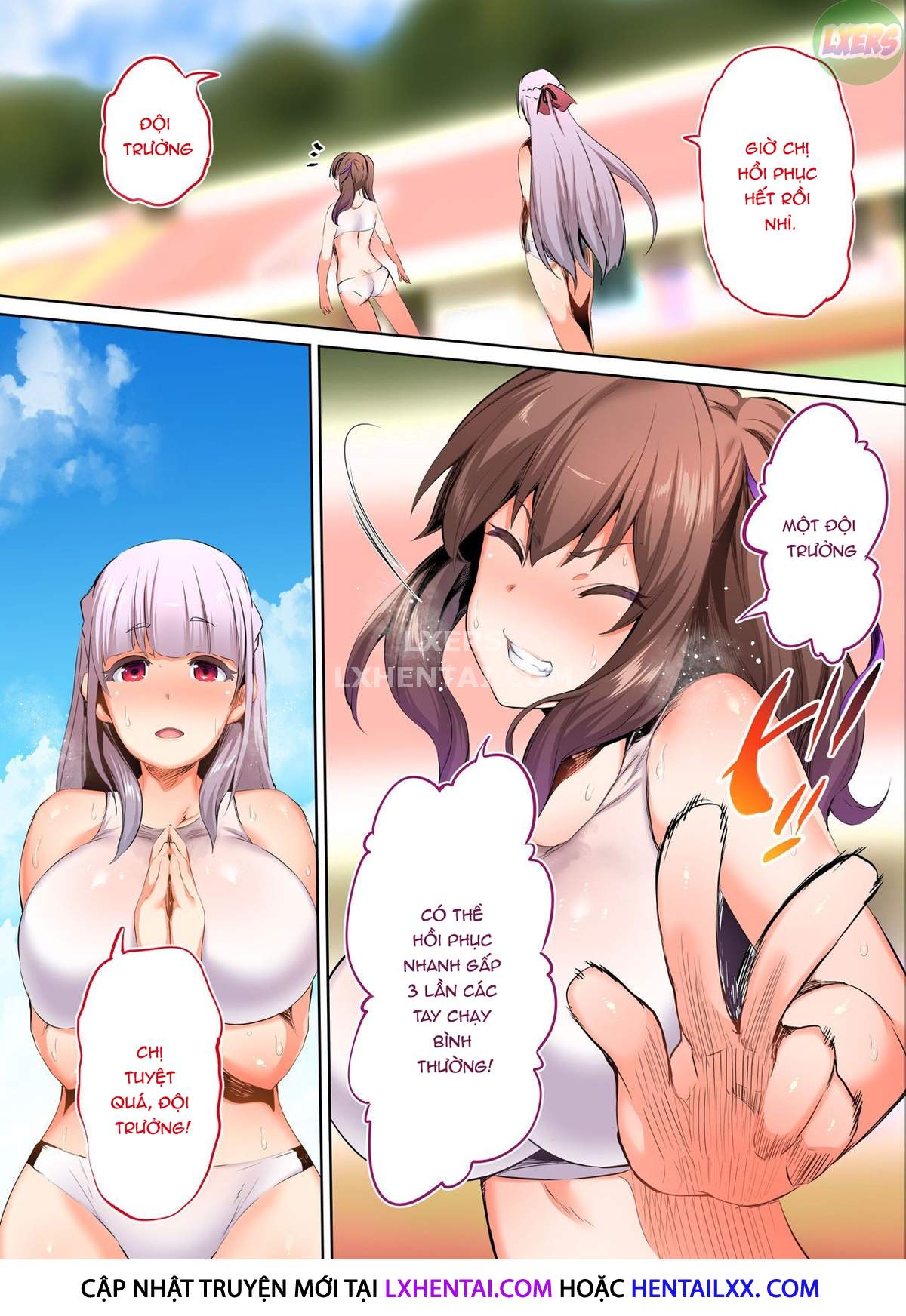 Hai cô nàng vú khủng đội điền kinh - Ch. 1 trang 65