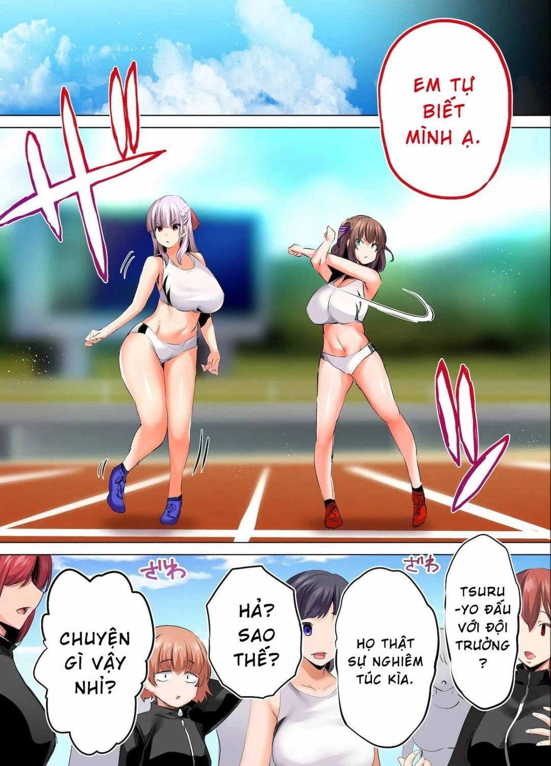 Hai cô nàng vú khủng đội điền kinh - Ch. 2 trang 29