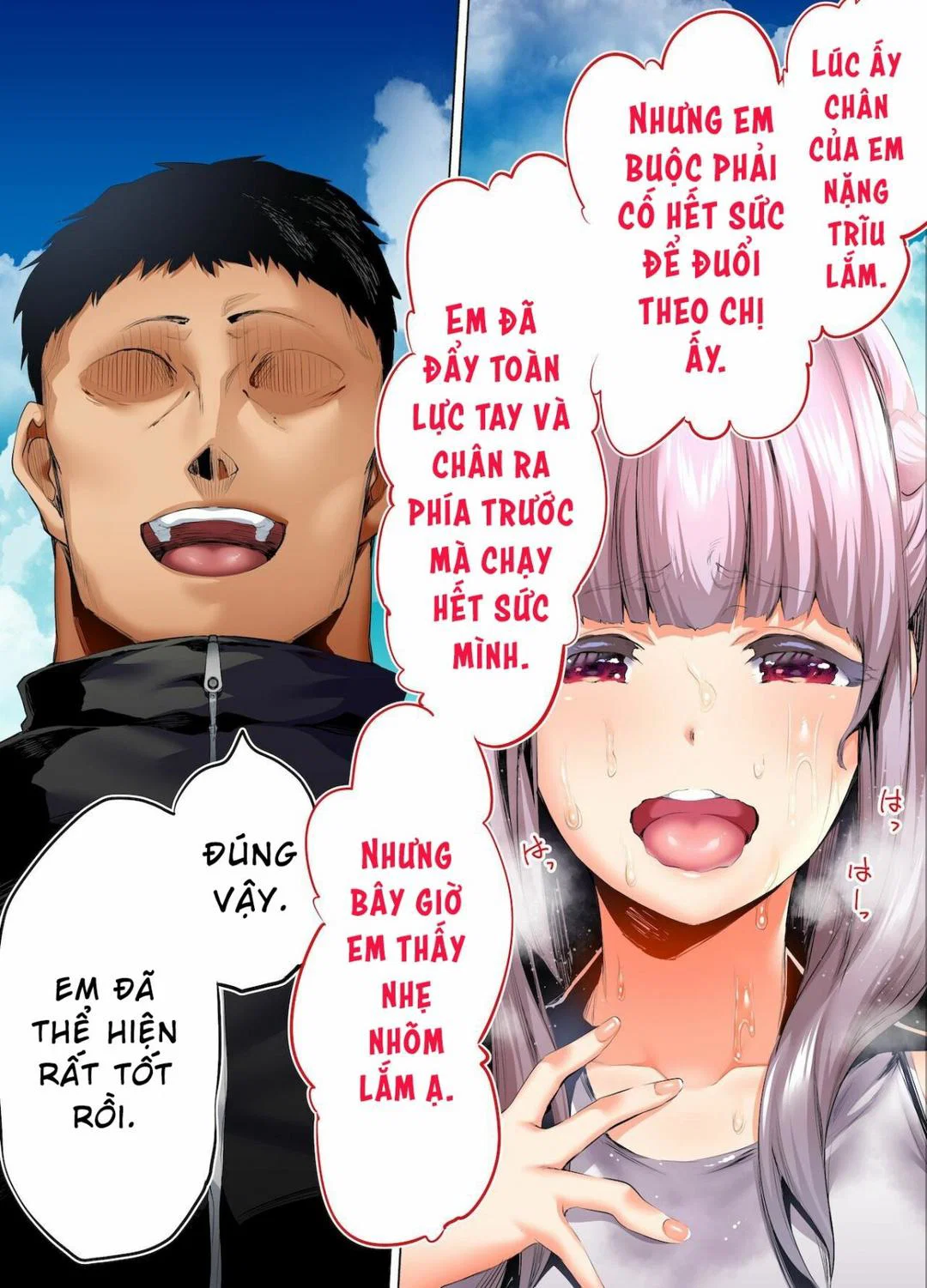 Hai cô nàng vú khủng đội điền kinh - Ch. 2 trang 42