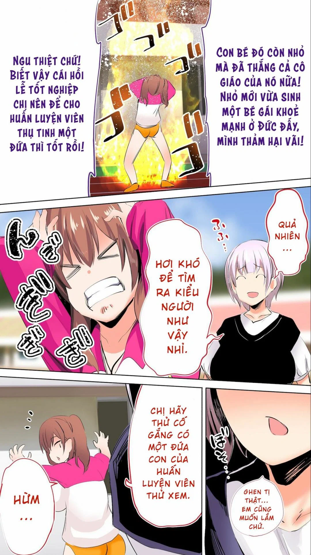 Hai cô nàng vú khủng đội điền kinh - Ch. 2 trang 136