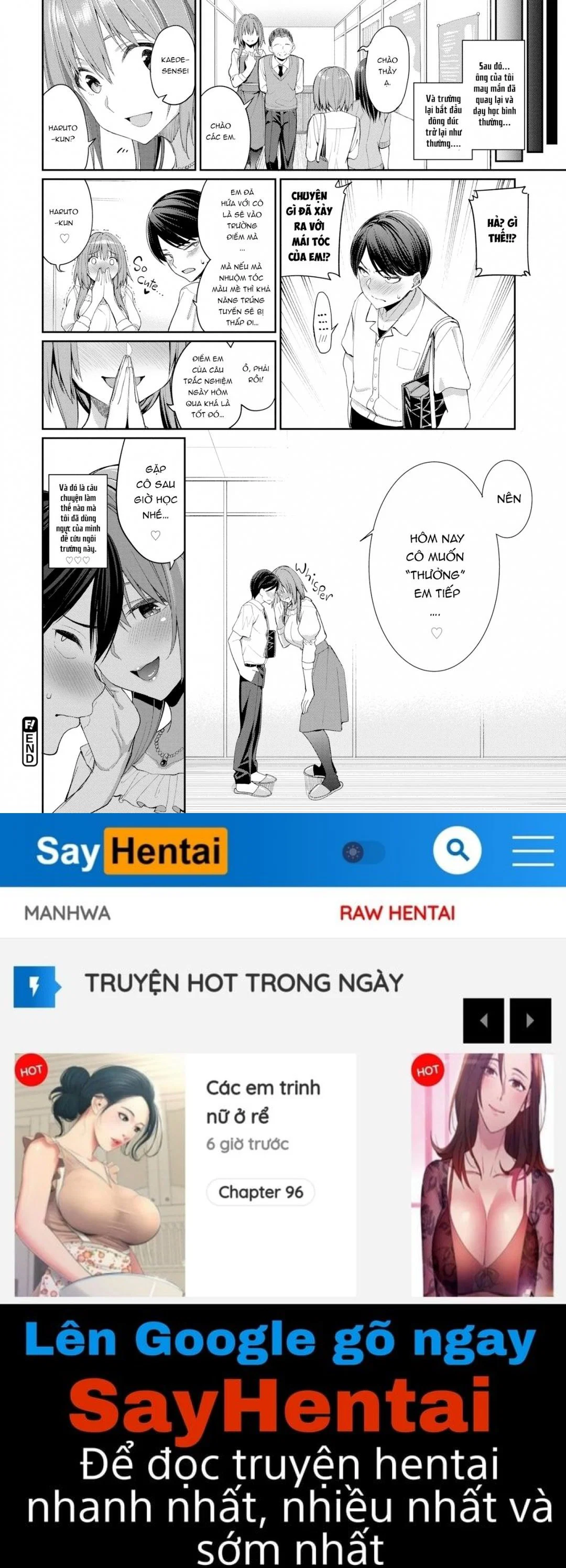 Phương pháp dạy bằng vếu của Kaede sensei - Chap 01 trang 27