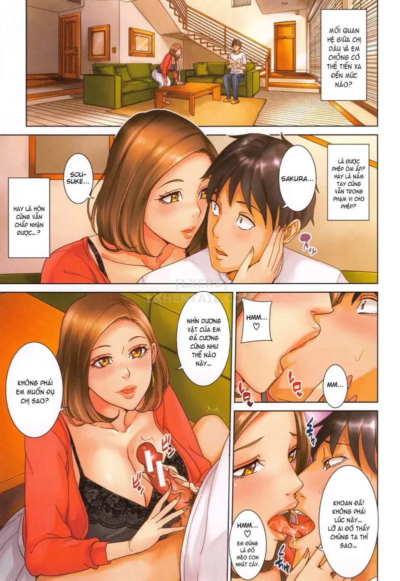 Cuộc sống dâm đãng của chị dâu - Chap 01 trang 9
