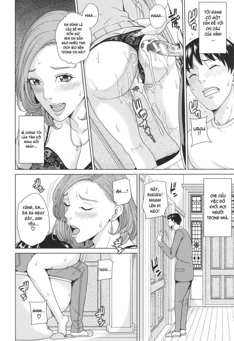 Cuộc sống dâm đãng của chị dâu - Chap 02 trang 7