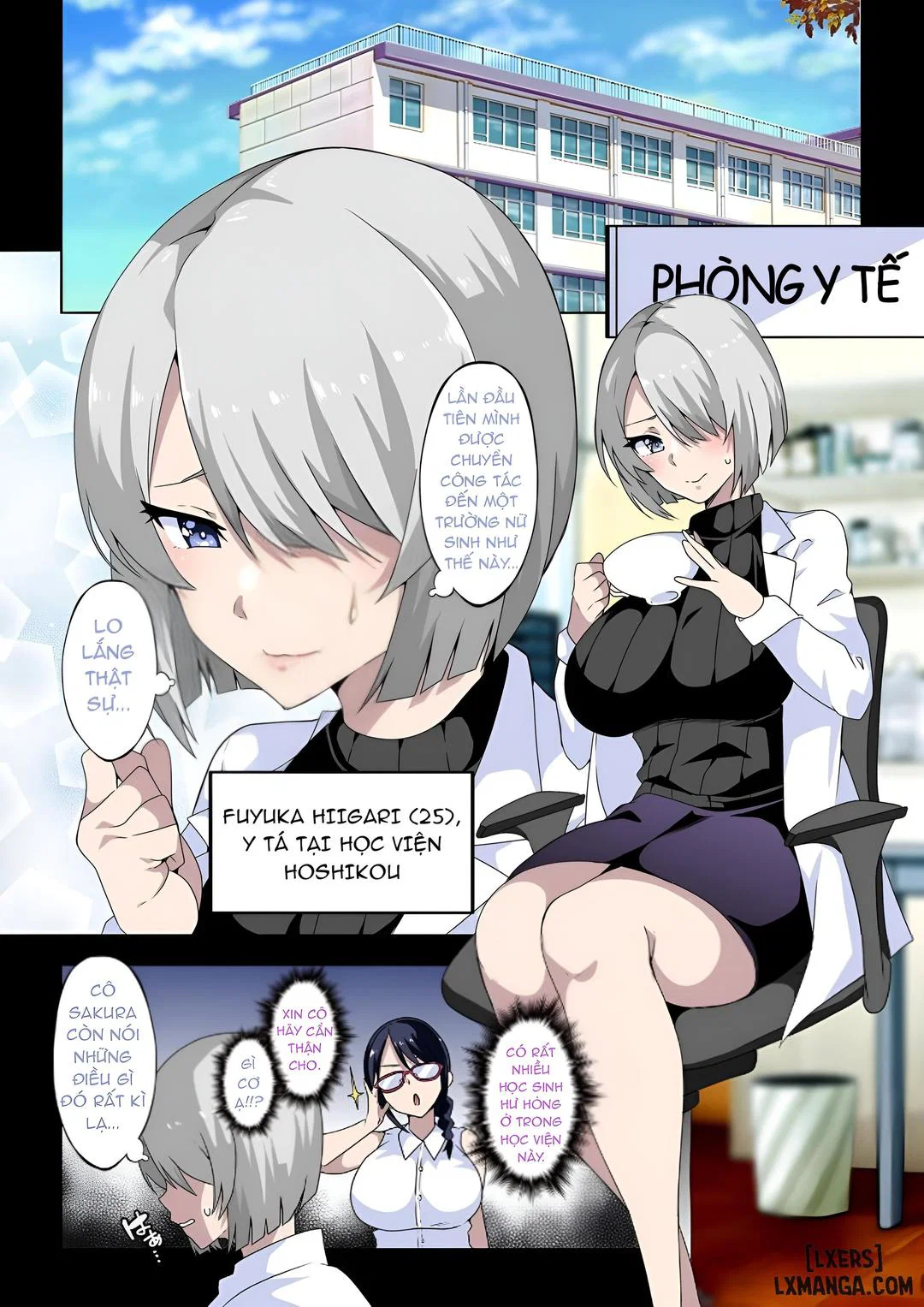 Em có ghét giáo viên dâm đãng không? Về Sakura Aimi Sensei - Ch. 2 - Fuyuka Hiiragi Sensei trang 3