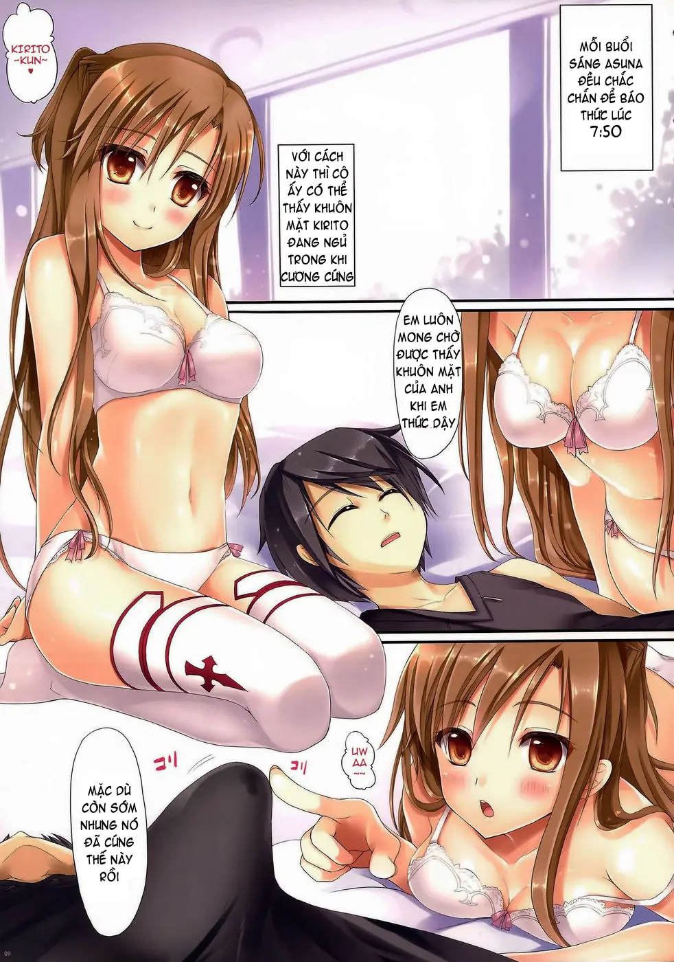 Asuna ni 100% Nama Nakadashi Shimasu | Cumming Inside Asuna 100% Raw (decensored) - Asuna ni 100% Nama Nakadashi Shimasu | Cumming Inside Asuna 100% Raw (decensored) trang 8