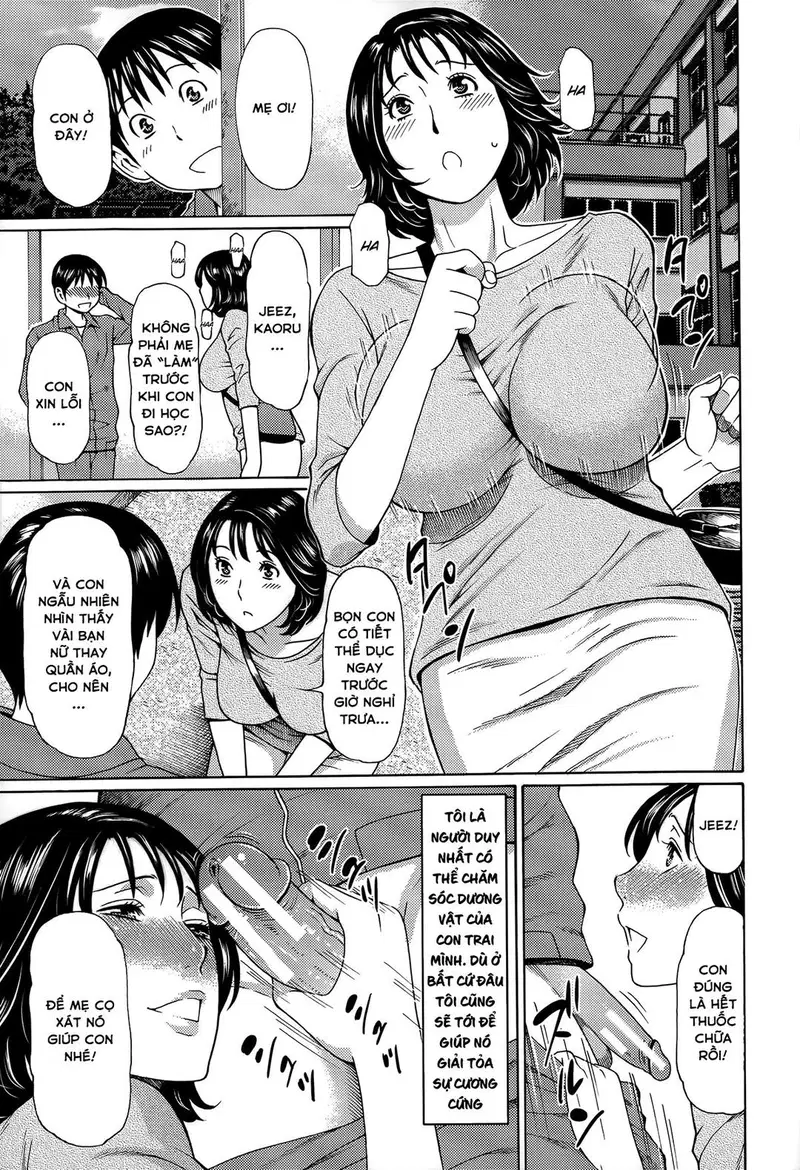 Mẹ và cô giáo dâm loàn - Chap 01 trang 13