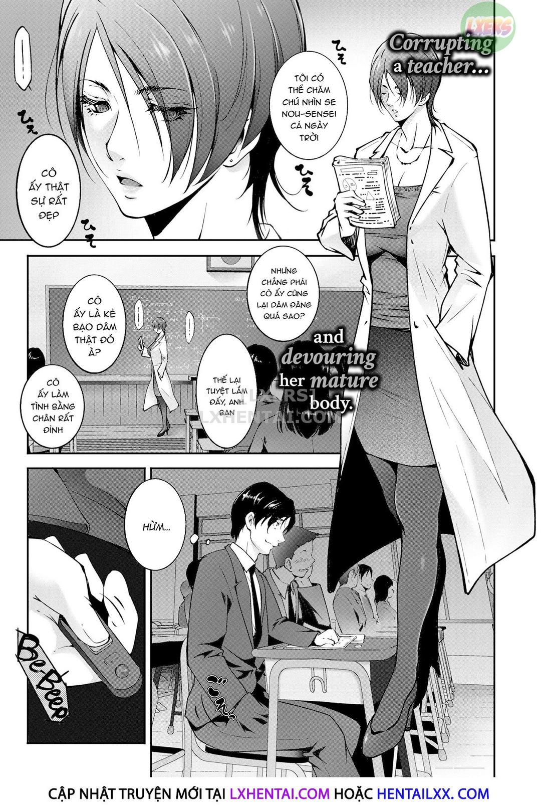 Hentai Không che: Cô giáo mãi đỉnh - Chap 08 - Cô sẽ dạy em trang 3