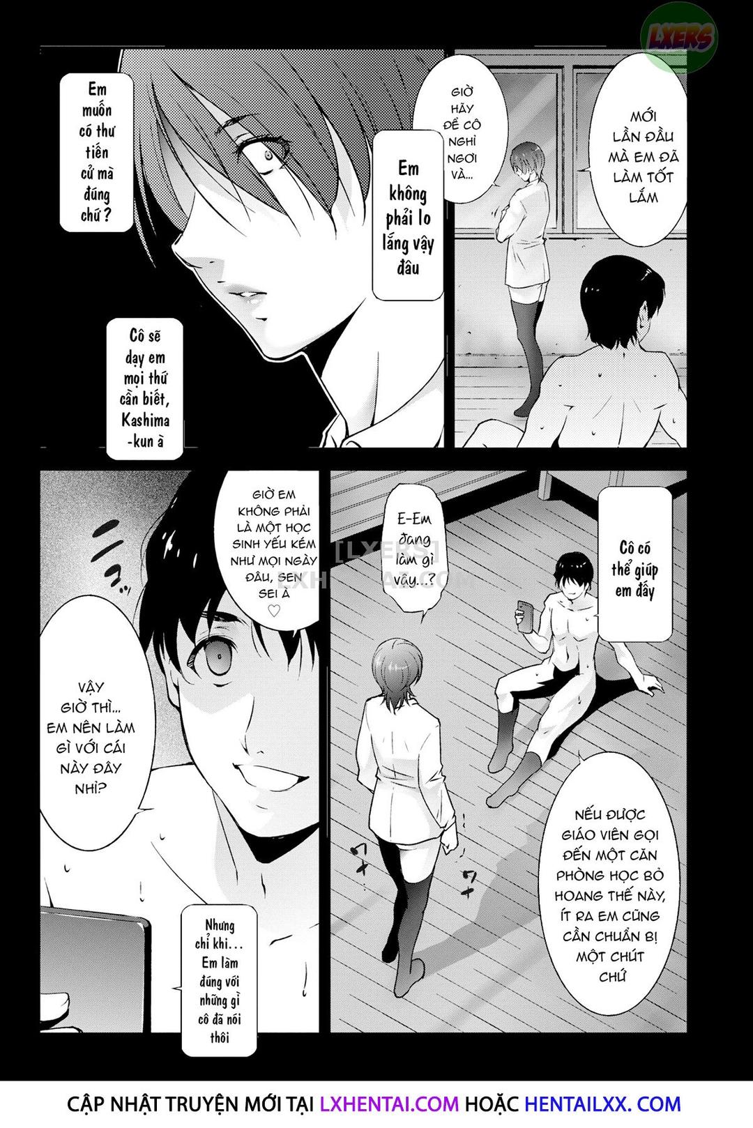Hentai Không che: Cô giáo mãi đỉnh - Chap 08 - Cô sẽ dạy em trang 7