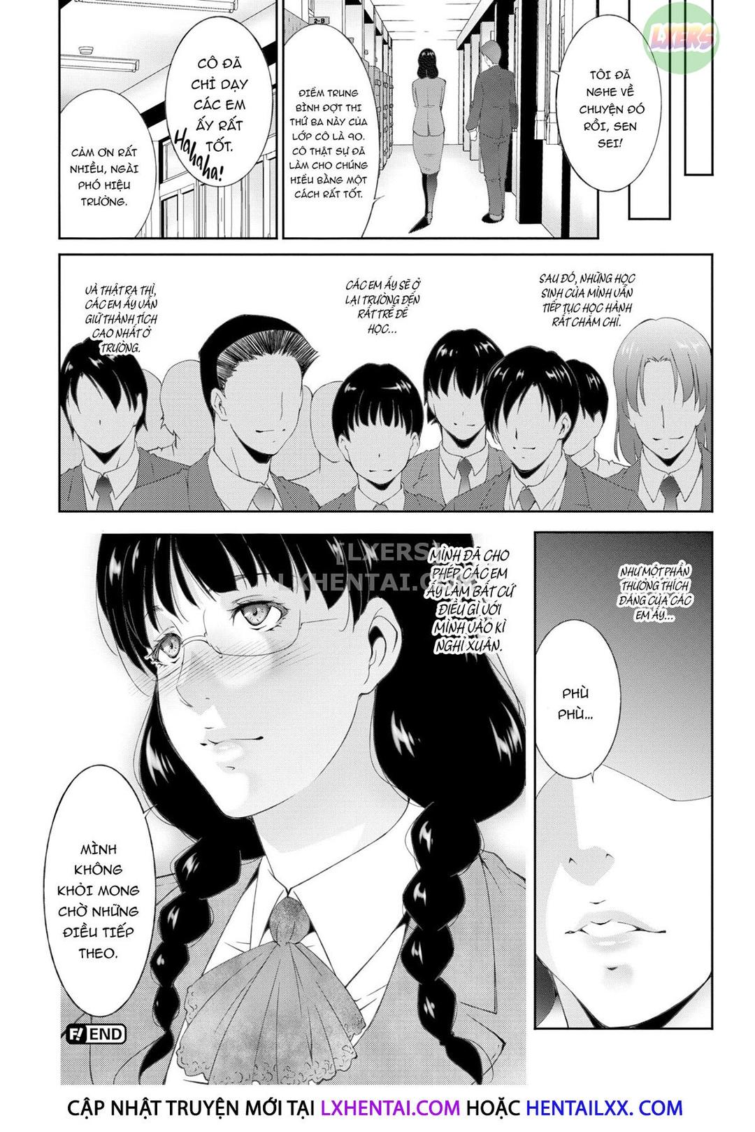 Hentai Không che: Cô giáo mãi đỉnh - Chap 09 - Giờ phát thưởng | END trang 22