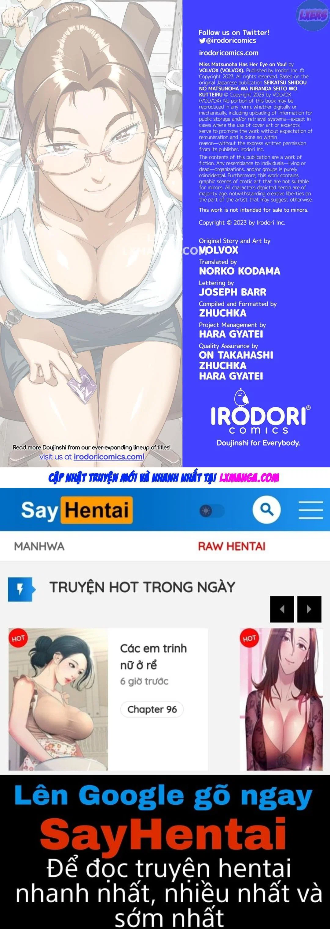 Cô giáo Matsunoha đã để ý đến bạn - Oneshot trang 48