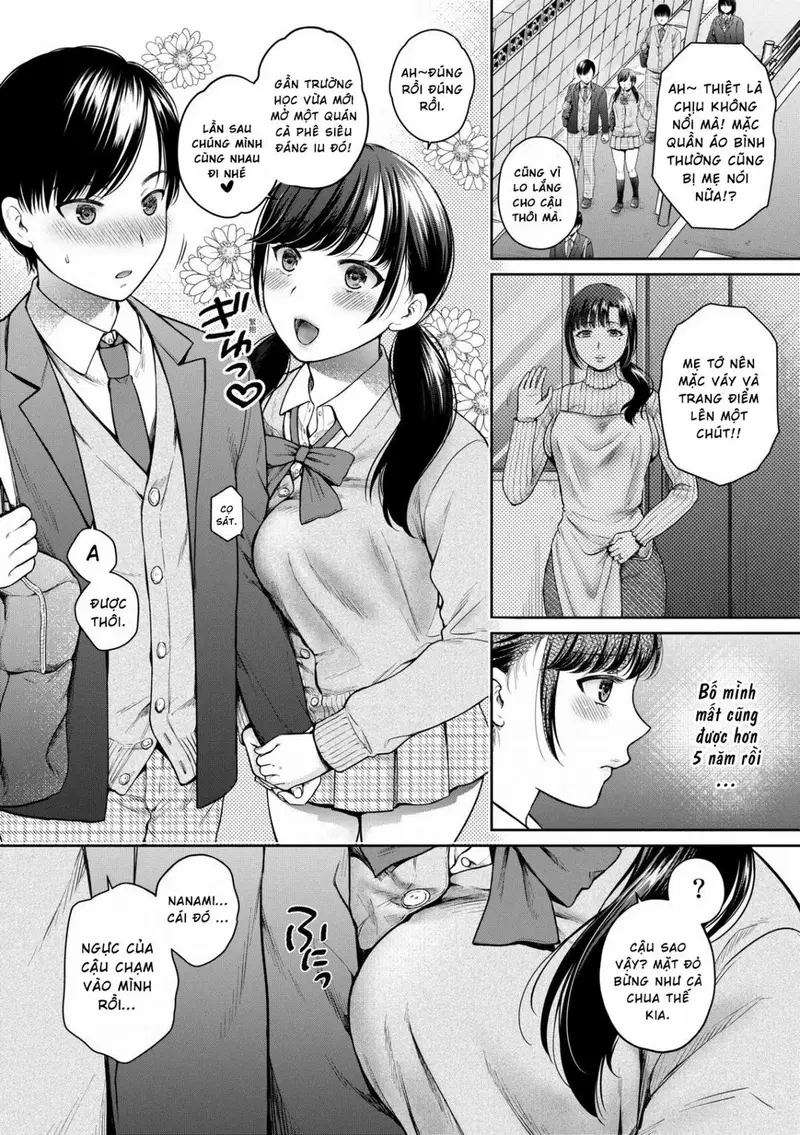 Henyousuru Oyako Etsuraku Ni Mezameru Saori, Yokubou Ni Ochiru Nanami - Ch. 1 trang 8
