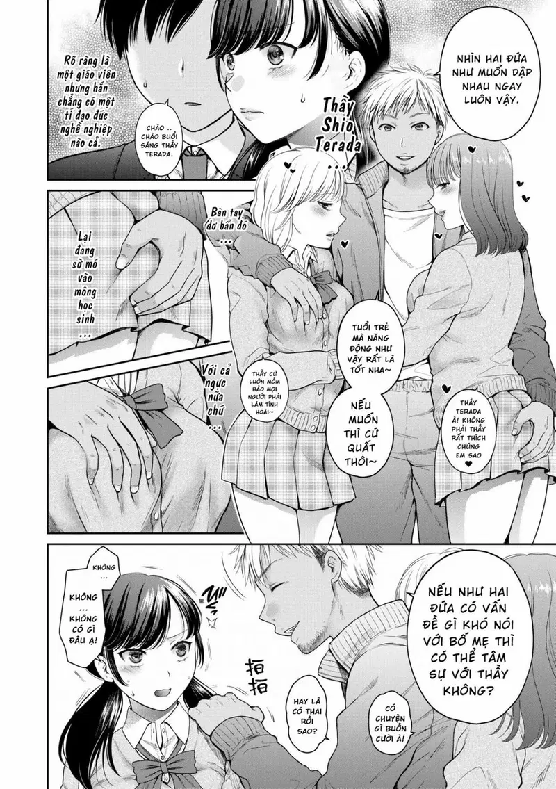 Henyousuru Oyako Etsuraku Ni Mezameru Saori, Yokubou Ni Ochiru Nanami - Ch. 1 trang 10